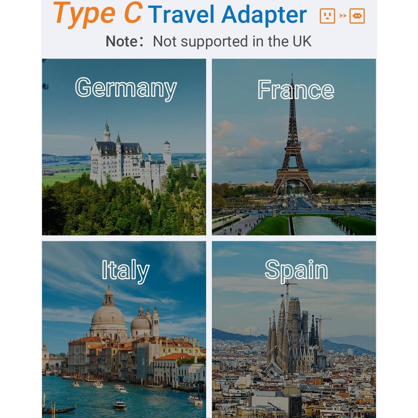 Convertidor de Voltaje 2000W BESTEK 220V a 110V con USB