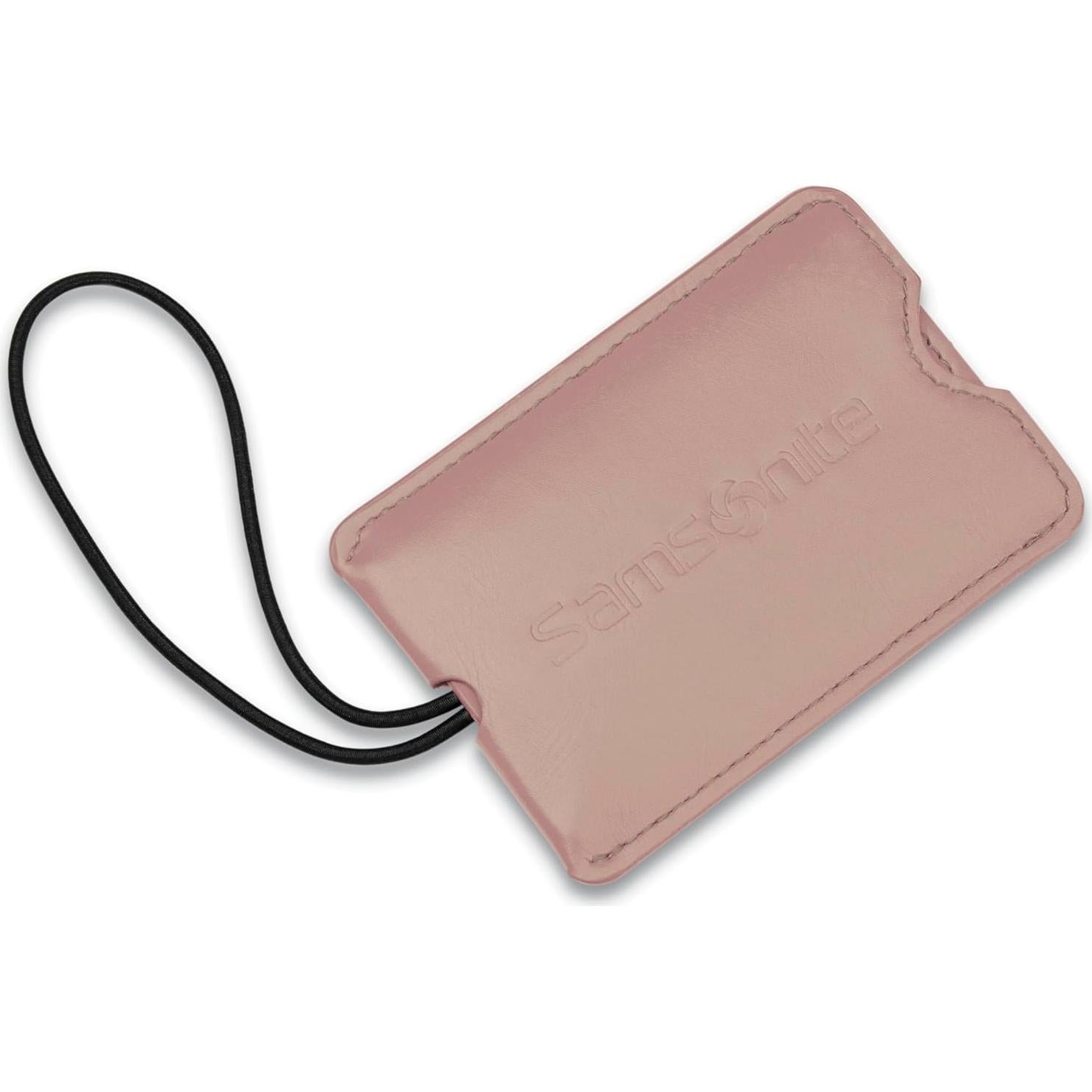 Etiquetas de ID de vinilo Samsonite 2 unidades rosa
