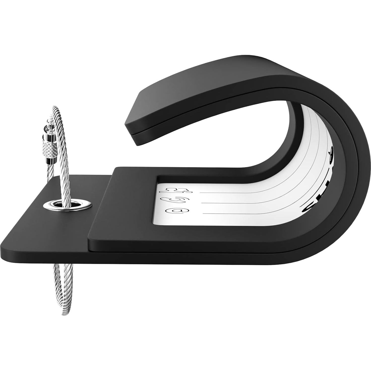 Etiqueta de Equipaje Shacke Personalizable Letra E Negra