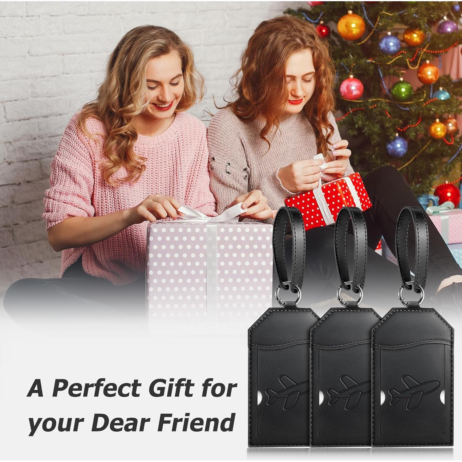 Etiquetas de Equipaje Mayski Paquete de 3 Negro Avión