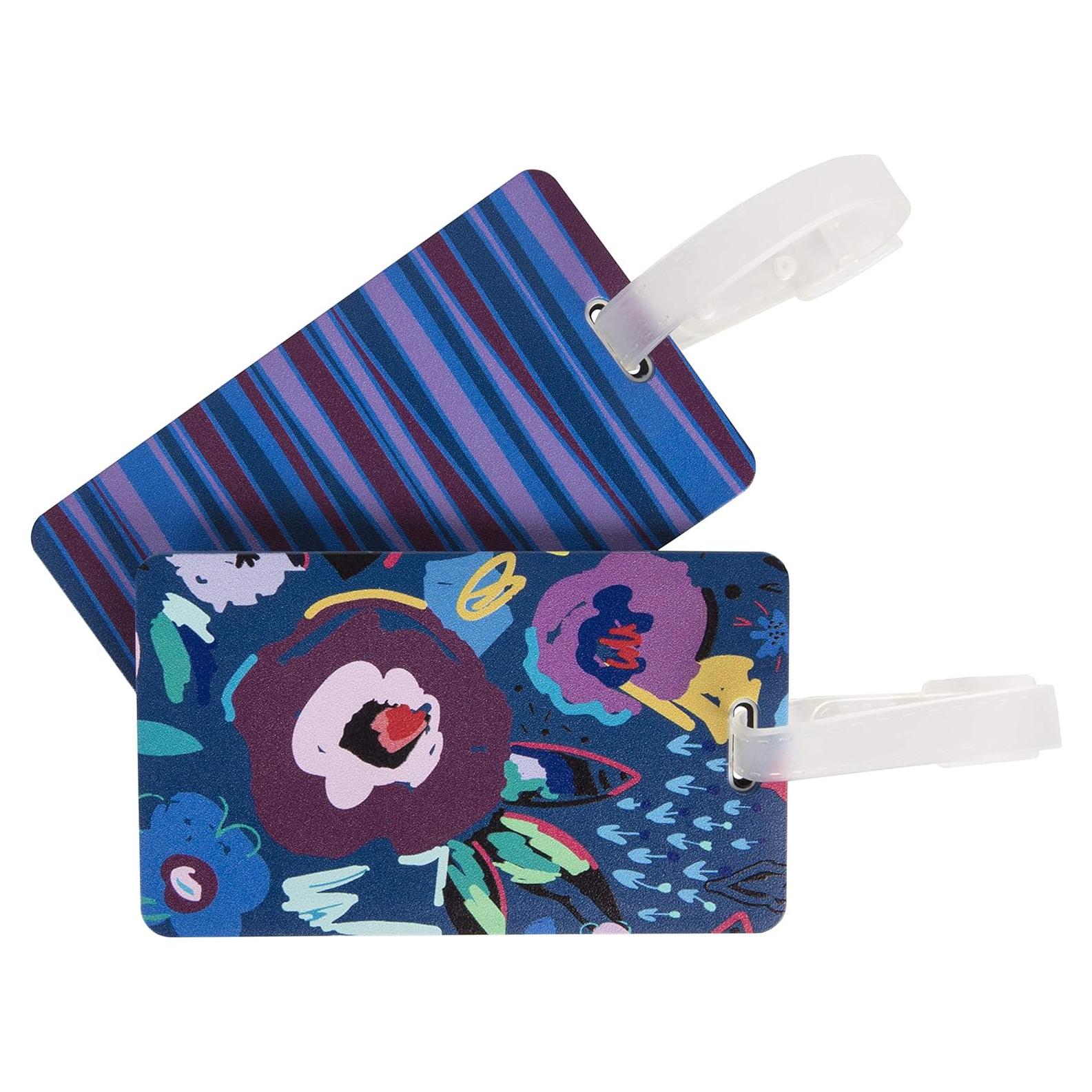 Set de 2 Etiquetas de Equipaje Travelon Floral Mod