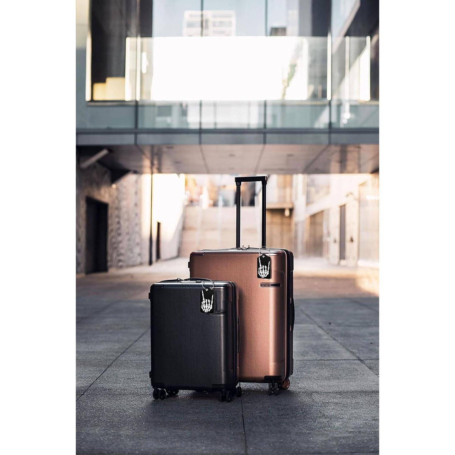 Etiquetas de Equipaje Vridoyt Calavera 2 Pcs 11.6x7.3cm