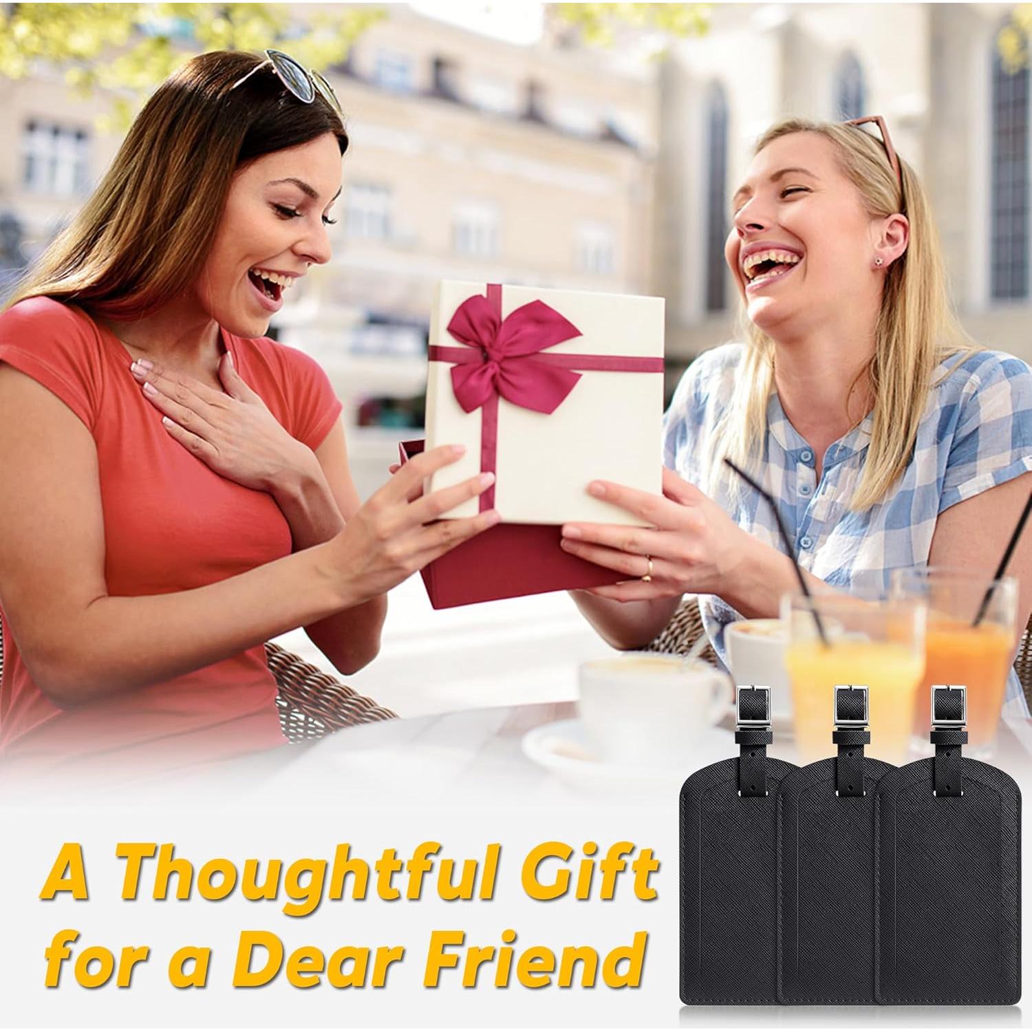 Paquete de 3 Etiquetas de Equipaje Airkit con Protección Privacidad