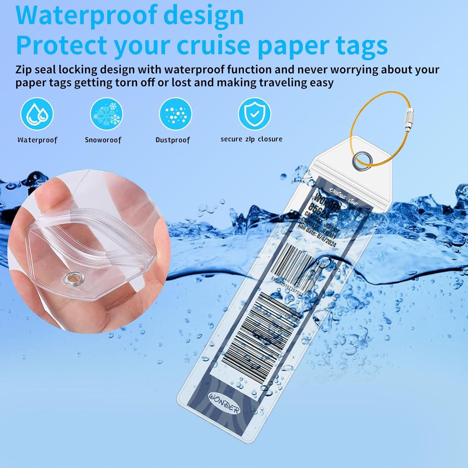 Soportes de Etiquetas de Equipaje DCL TONGMAO - 8 Pcs Colores