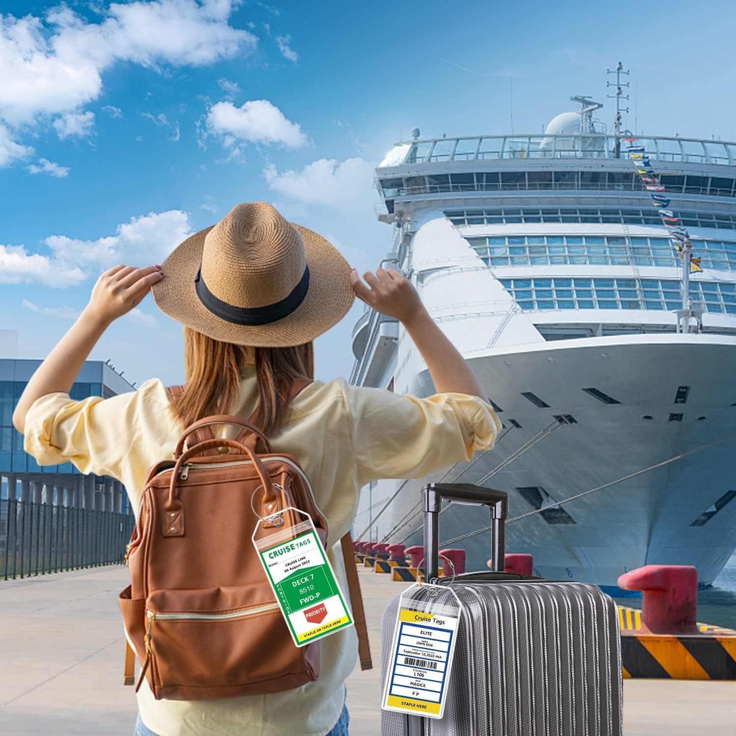 Portaetiquetas de Equipaje de Crucero GOSGOON1E - Paquete de 4