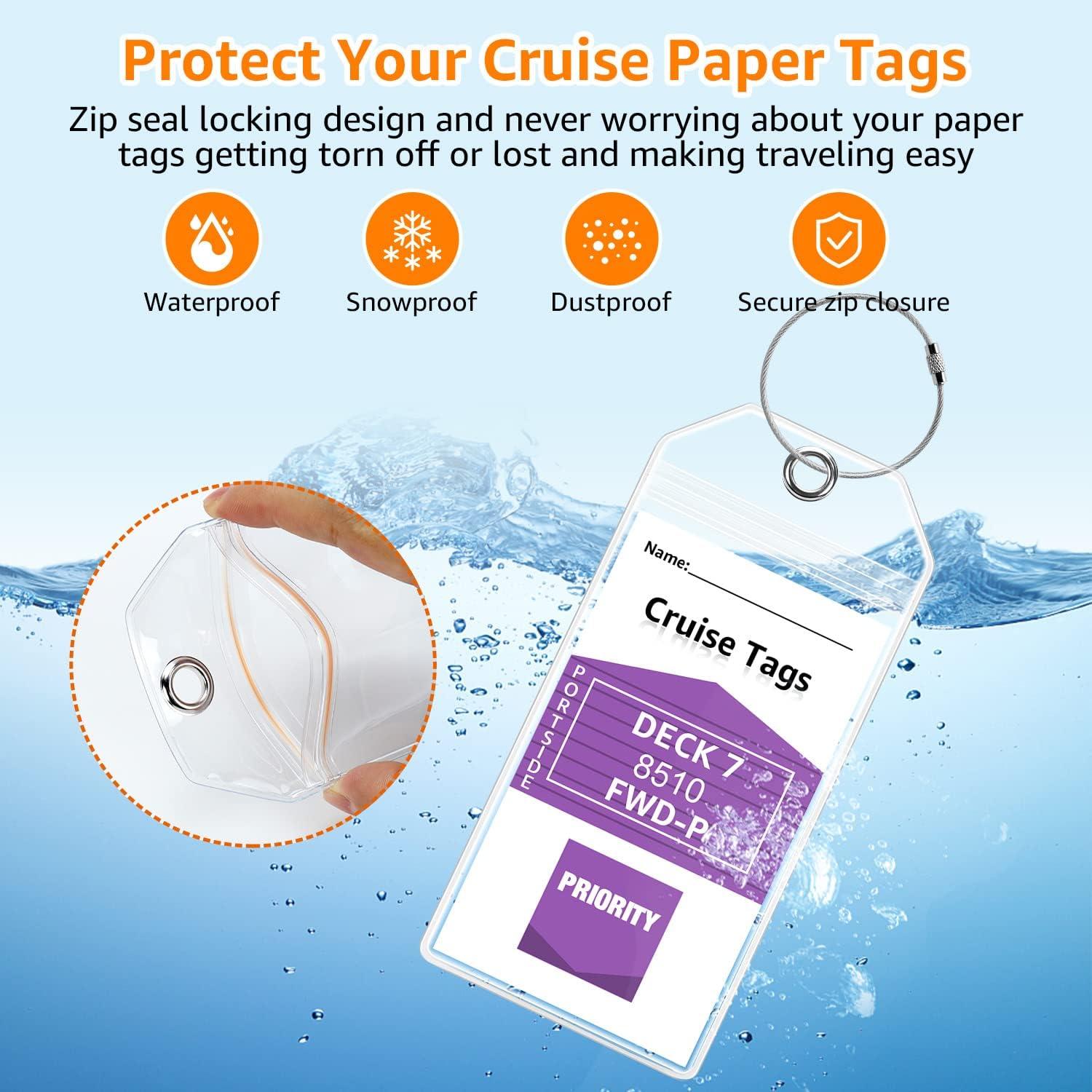 Portaetiquetas de Equipaje de Crucero GOSGOON1E - Paquete de 4