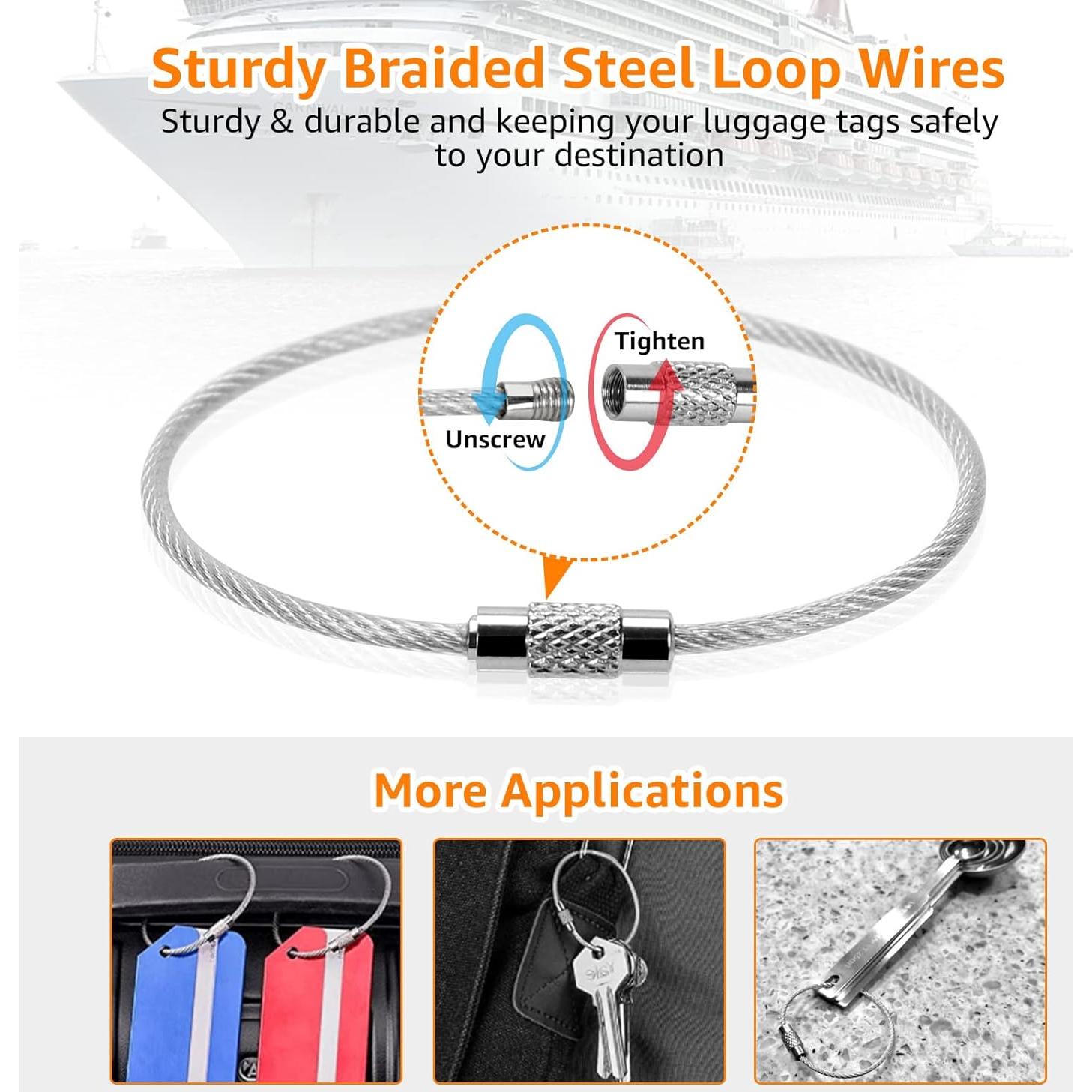 Portaetiquetas de Equipaje de Crucero GOSGOON1E - Paquete de 4