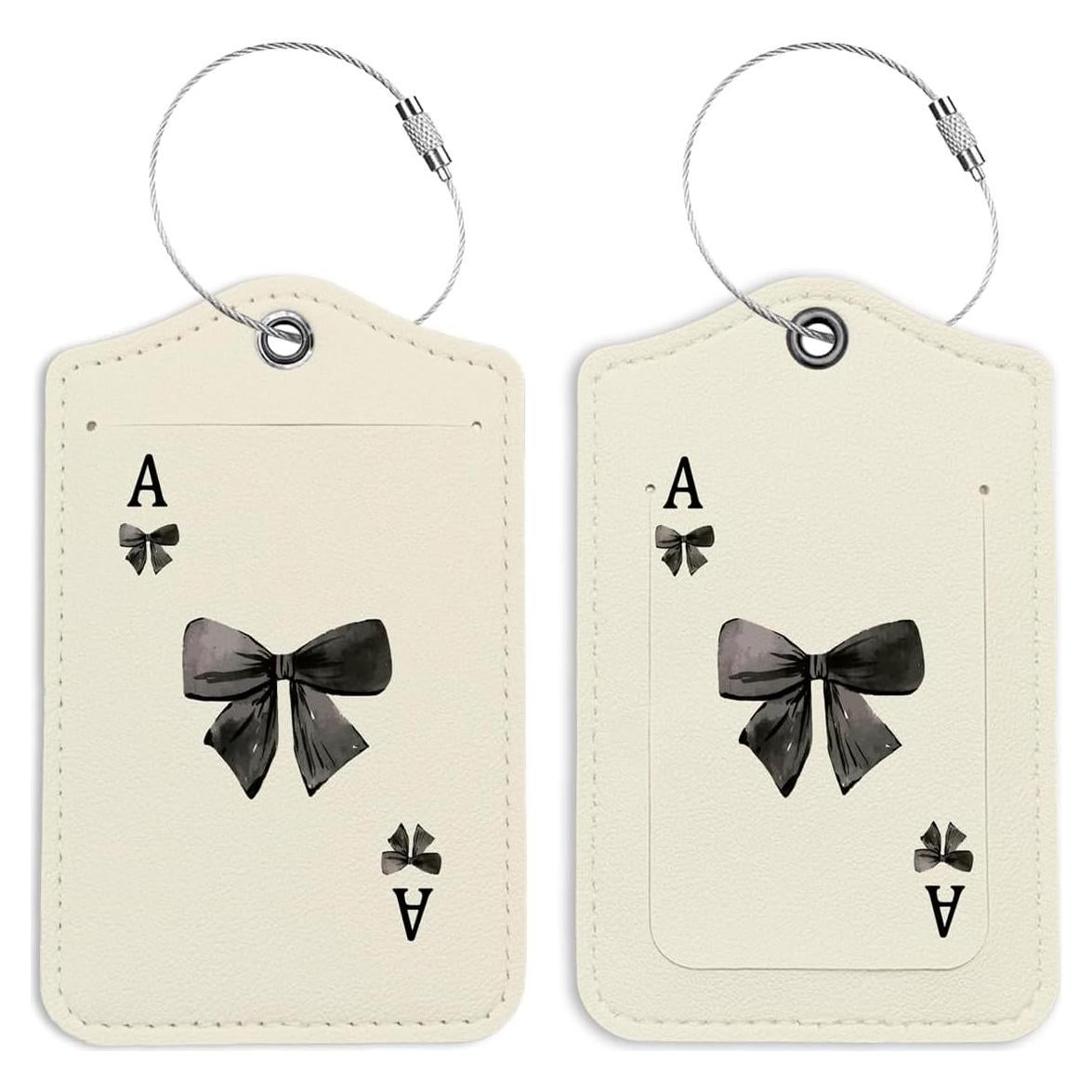 Etiquetas de Equipaje LARTSFRO 2 Piezas Diseño Único PU