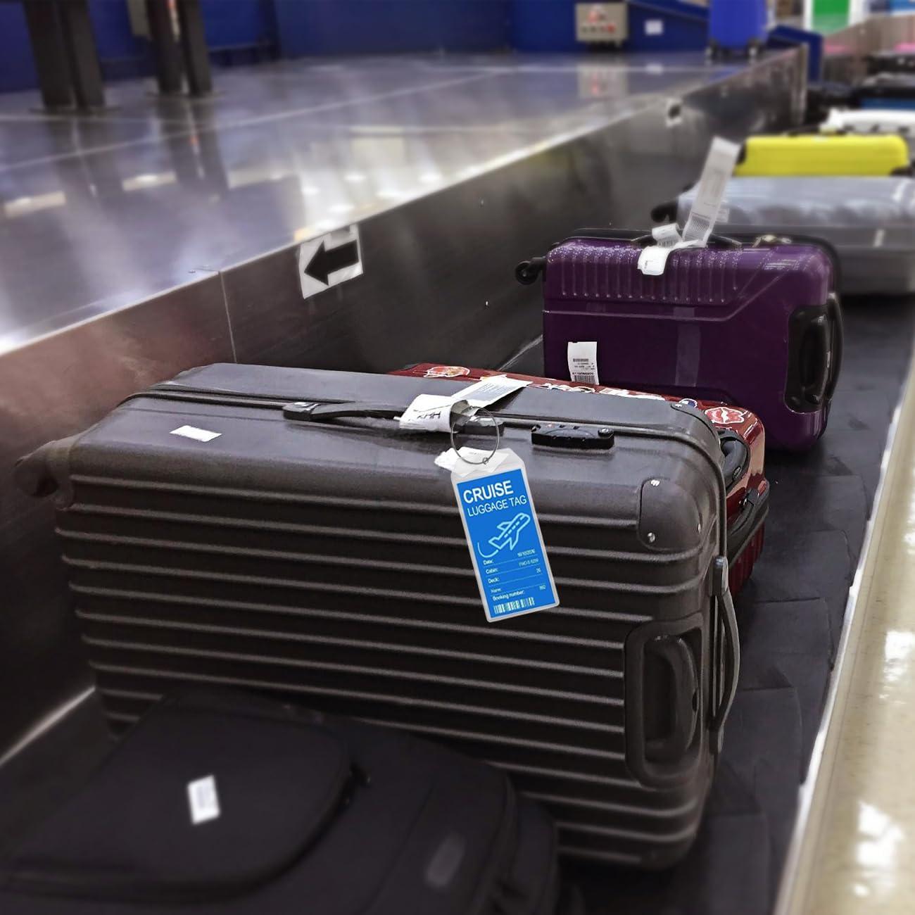 5 Pack Etiquetas de Equipaje de Crucero COOINS Impermeables