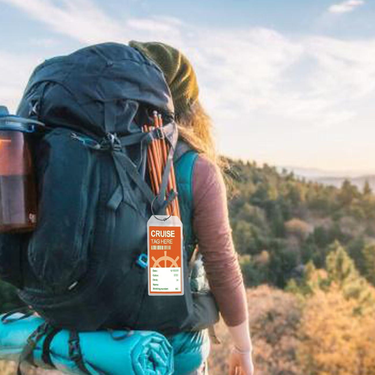 5 Pack Etiquetas de Equipaje de Crucero COOINS Impermeables