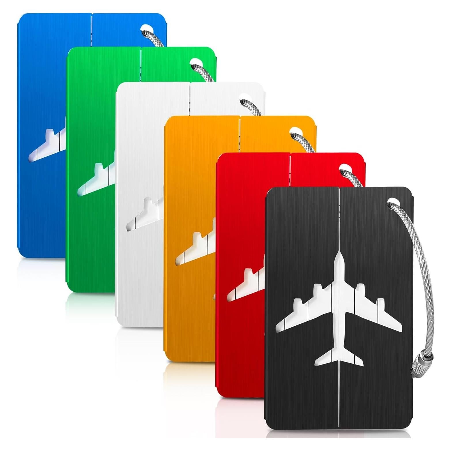 Etiquetas de Equipaje Metálicas Joy & Inspiration - Paquete de 6