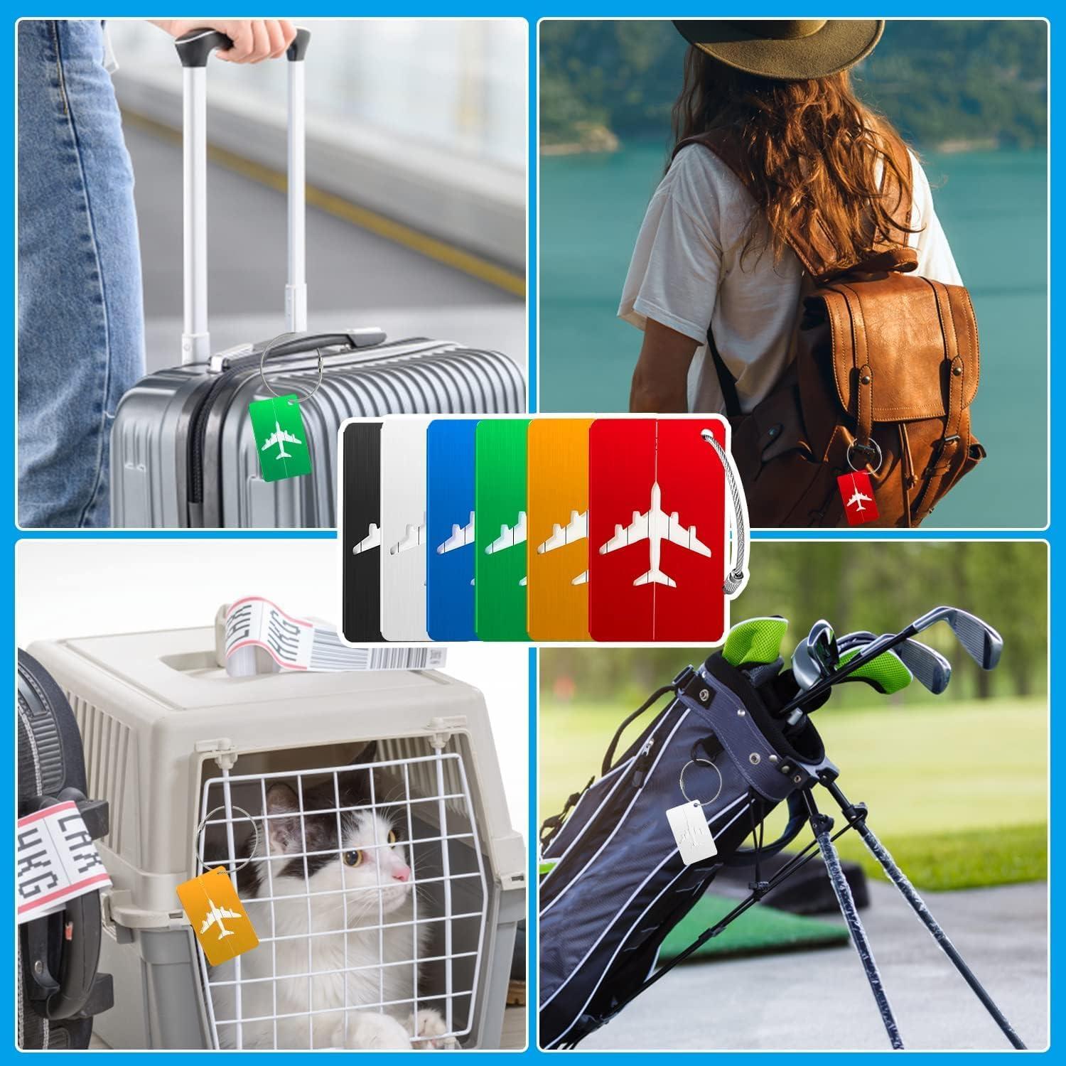 Etiquetas de Equipaje Metálicas Joy & Inspiration - Paquete de 6