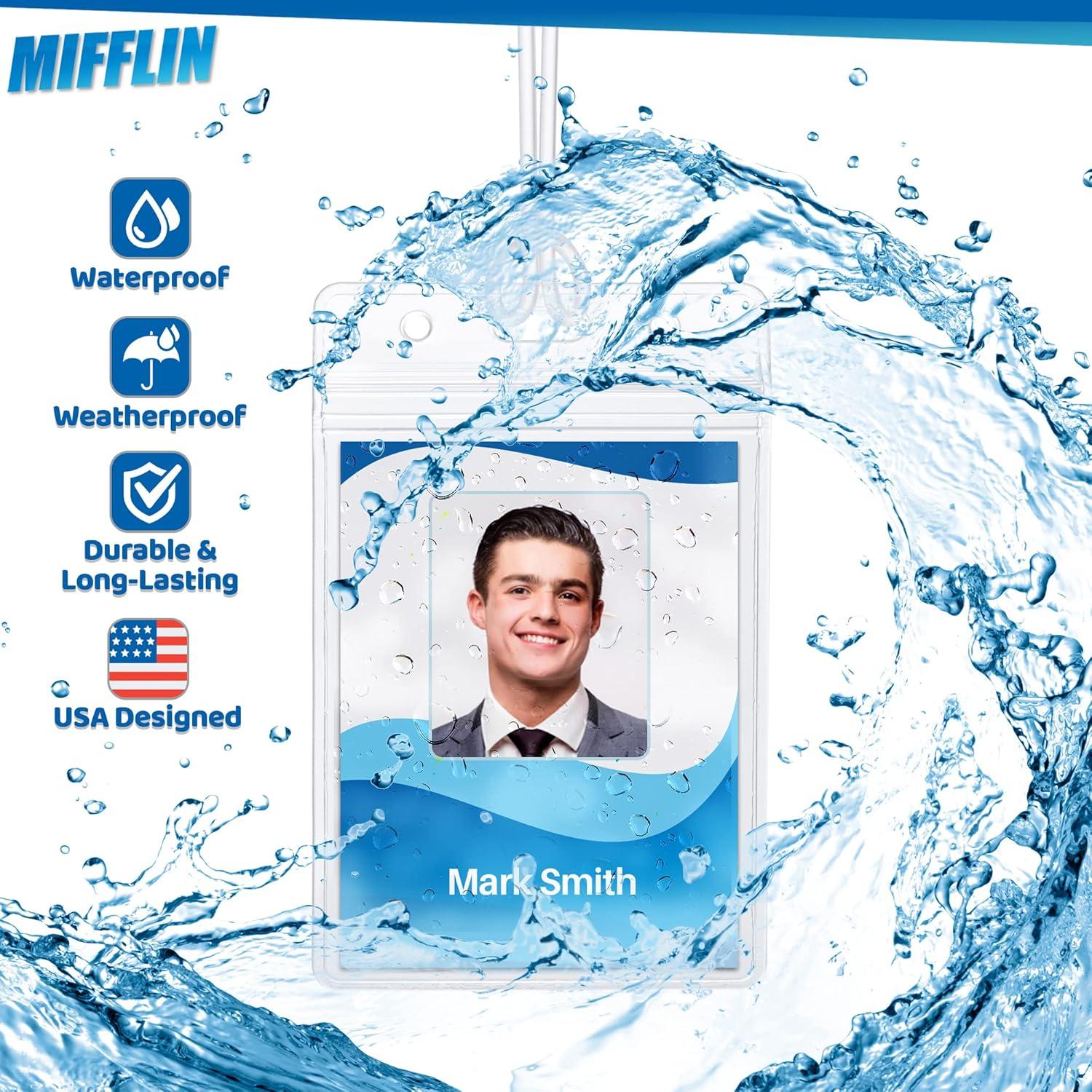 Etiquetas de Equipaje Mifflin Transparentes - Paquete de 10