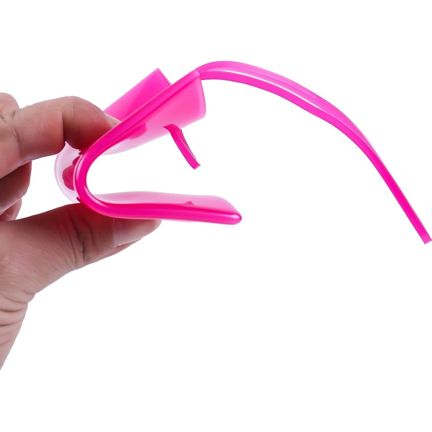 Etiquetas de Equipaje AI-DEE - 2 Paquete Rosa - PVC Flexible