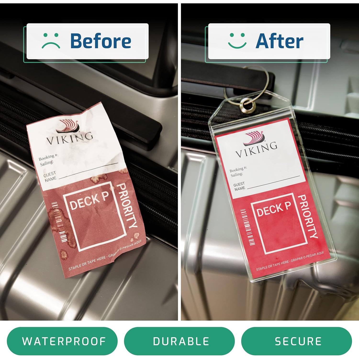 Soporte de Etiquetas de Equipaje Highwind 4 Pack - Impermeables