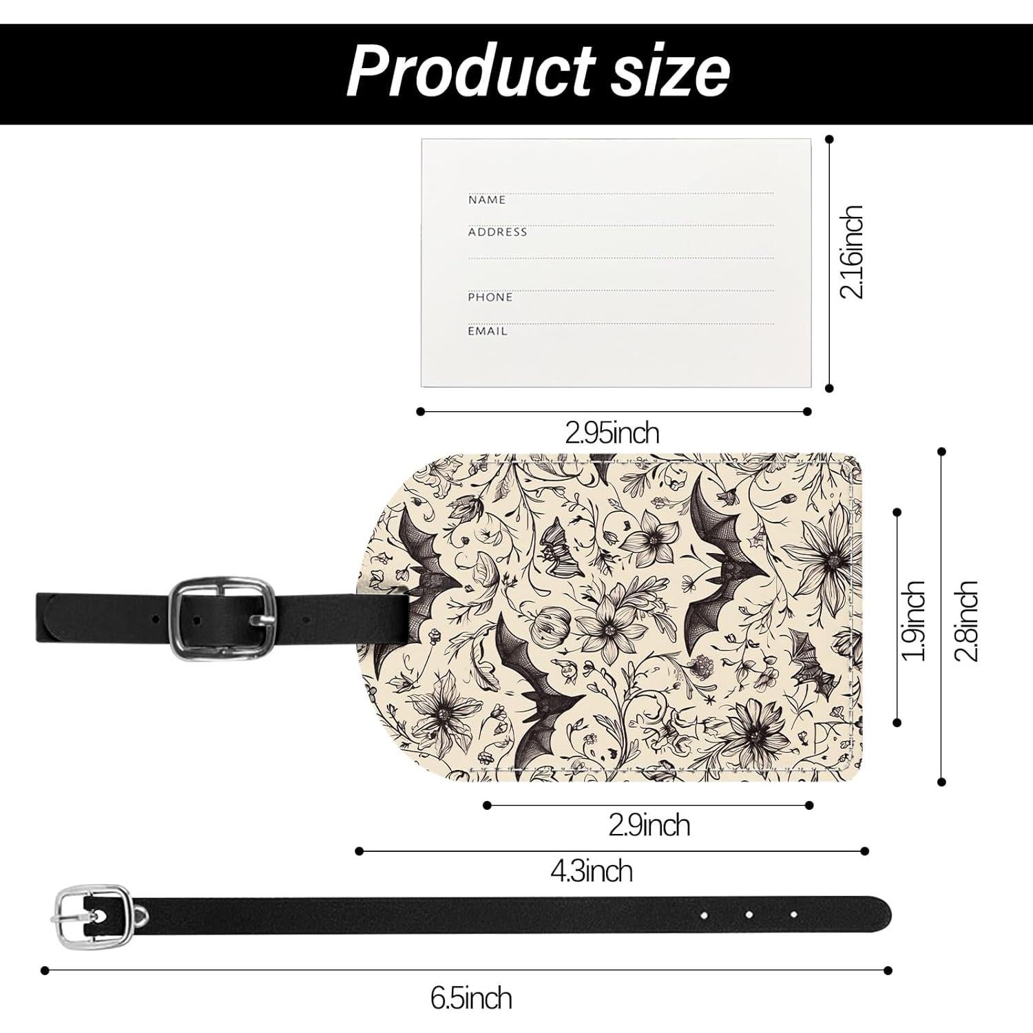 Etiquetas de Equipaje Cabreche 2 Piezas con Privacidad 7.1x10.9 cm