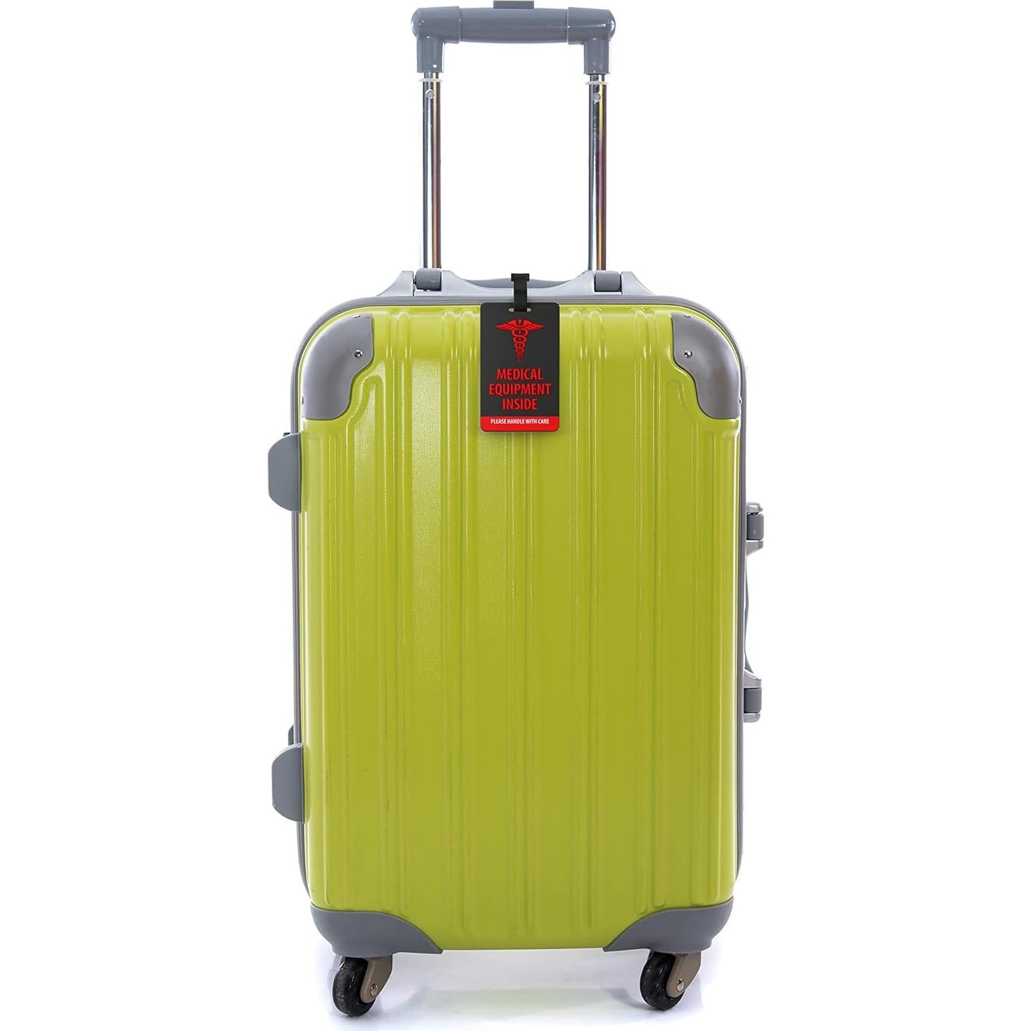 Etiqueta de Equipaje Médico Shacke 10.16x6.35cm Flexible