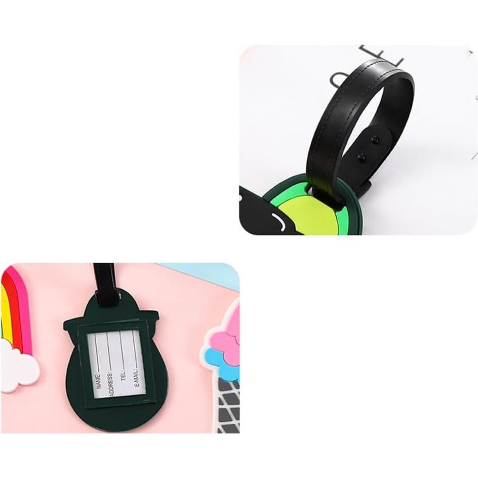 Etiqueta de Equipaje de Silicona QFSH Aguacate Personalizada