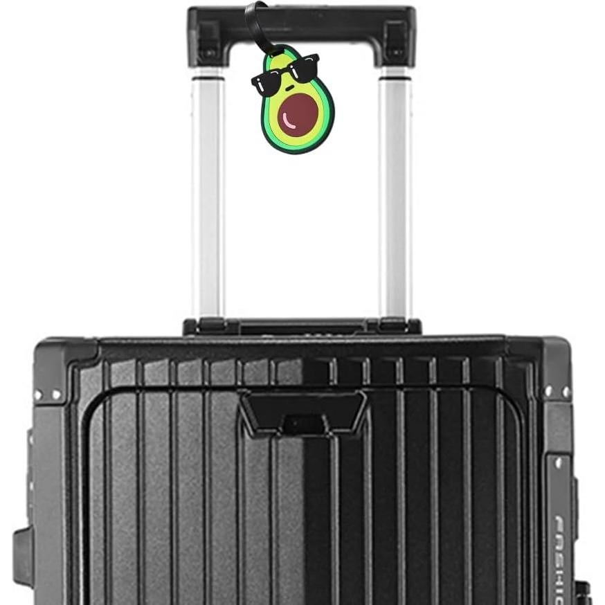 Etiqueta de Equipaje de Silicona QFSH Aguacate Personalizada