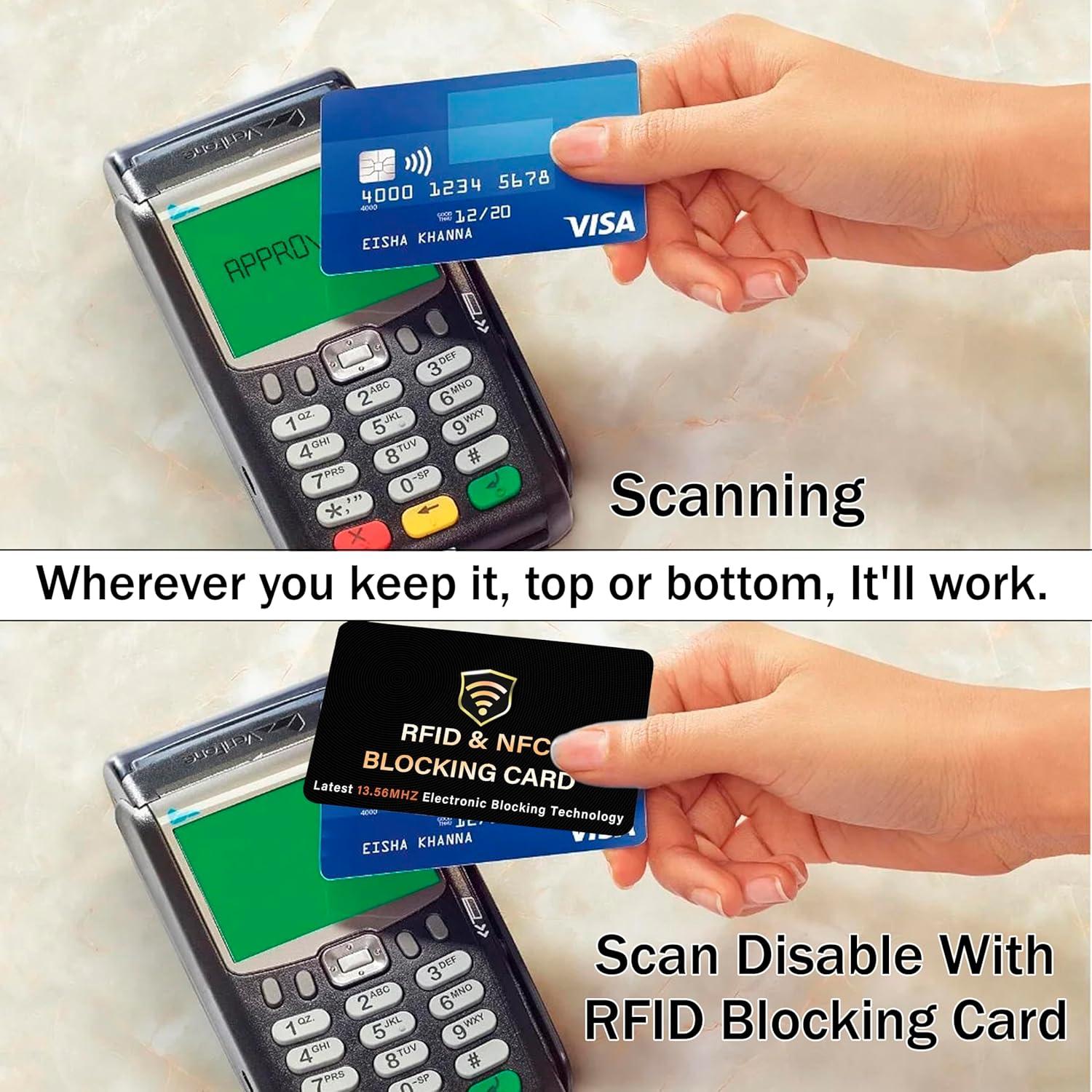 Tarjeta de Bloqueo RFID SaiTech IT - Protección Contactless Negro