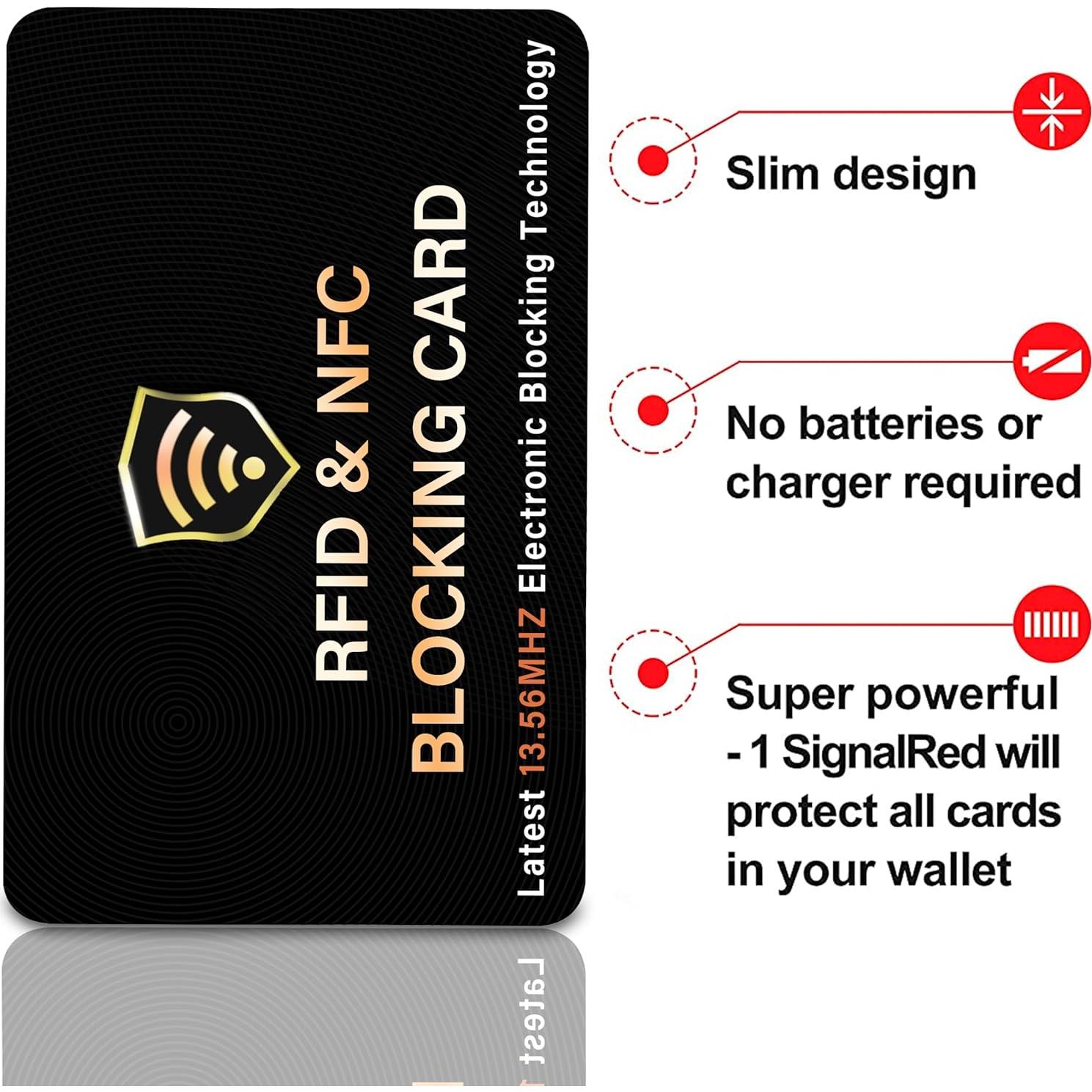 Tarjeta de Bloqueo RFID SaiTech IT - Protección Contactless Negro