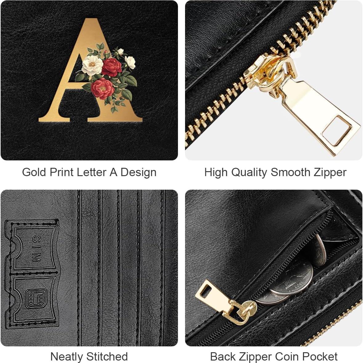 Cartera de Pasaporte Personalizada Simikol con Bloqueo RFID - Letra A