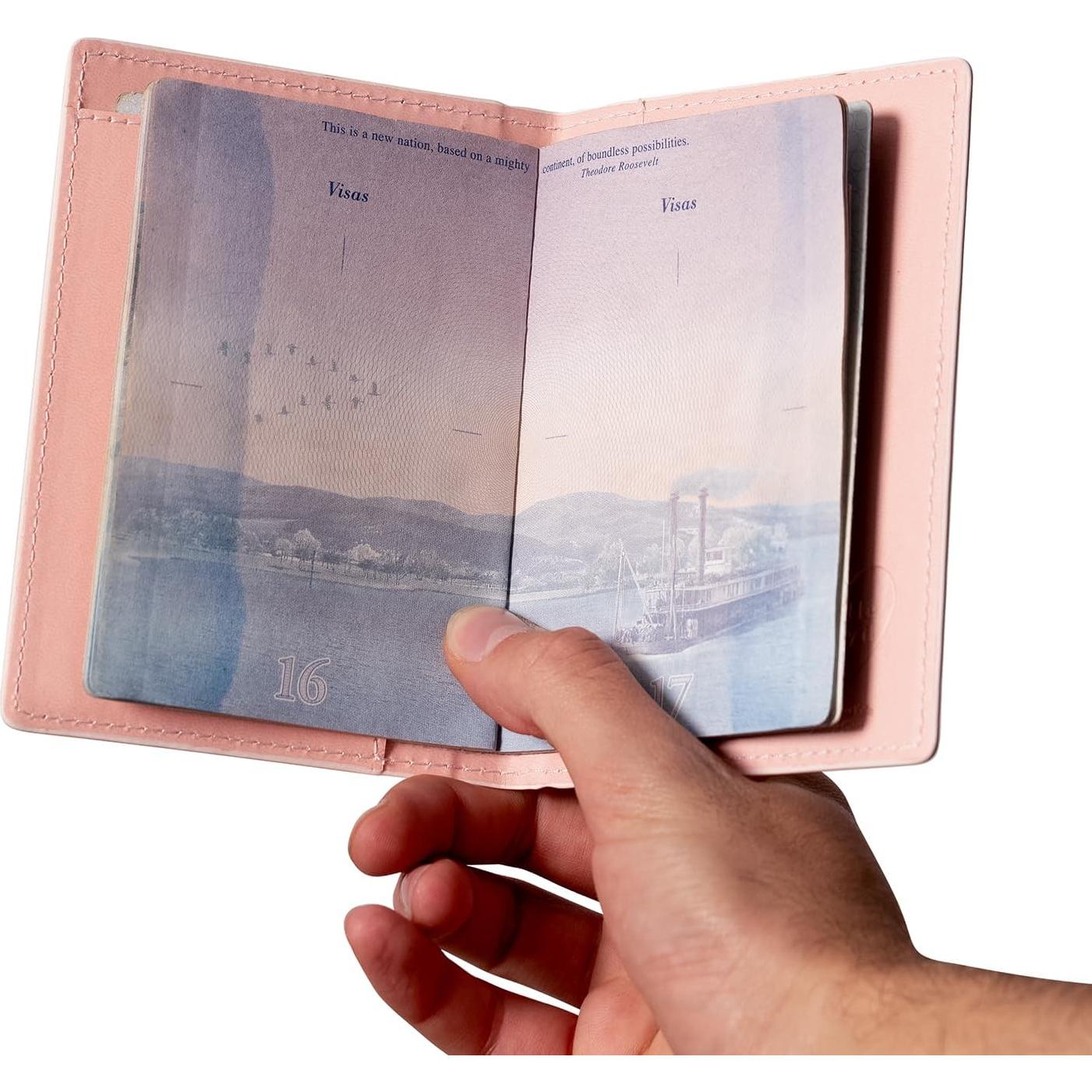 Funda para Pasaporte Eccolo - Cuero Sintético Premium, 14x10.16 cm