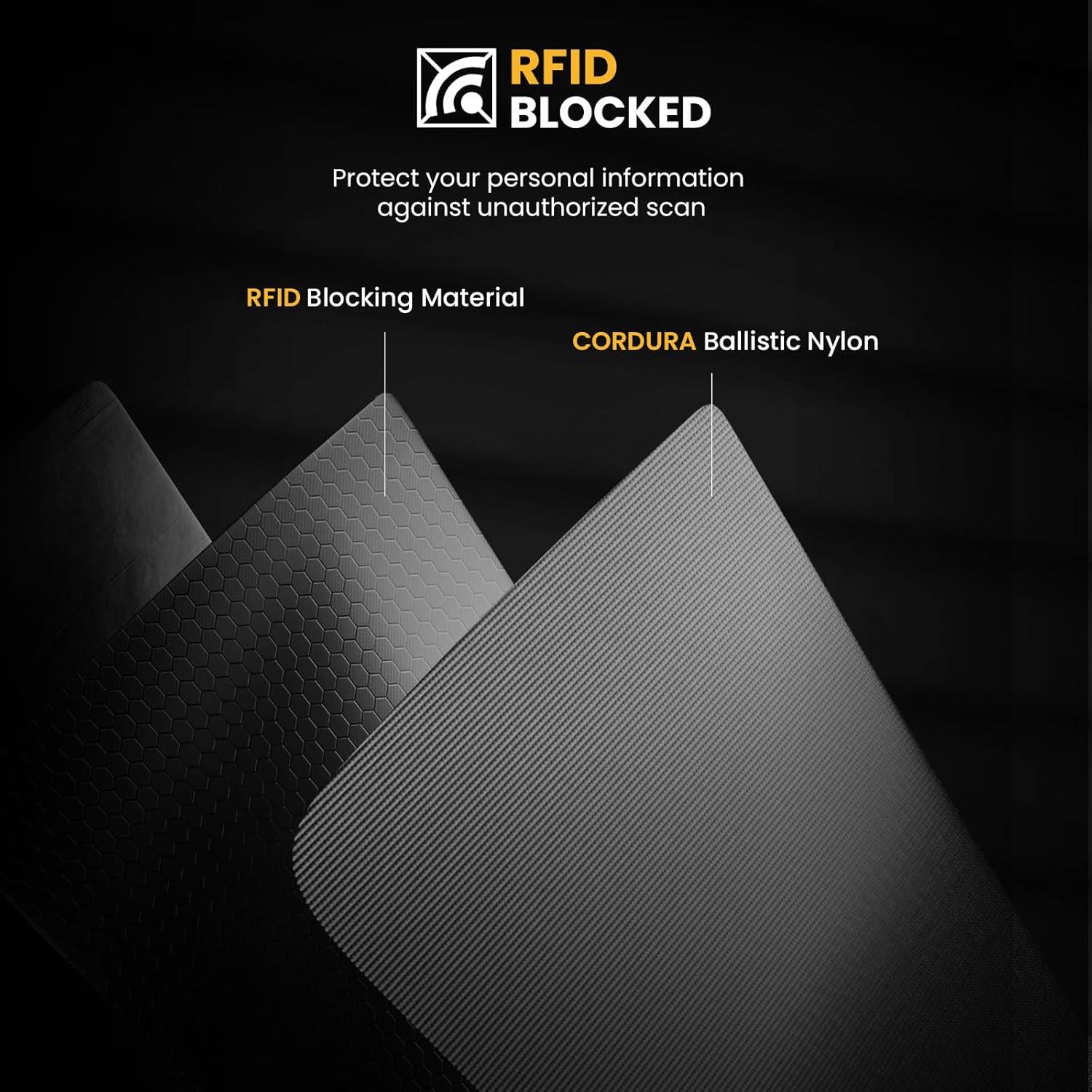 Portafolios de Pasaporte tomtoc T03 con Bloqueo RFID Negro