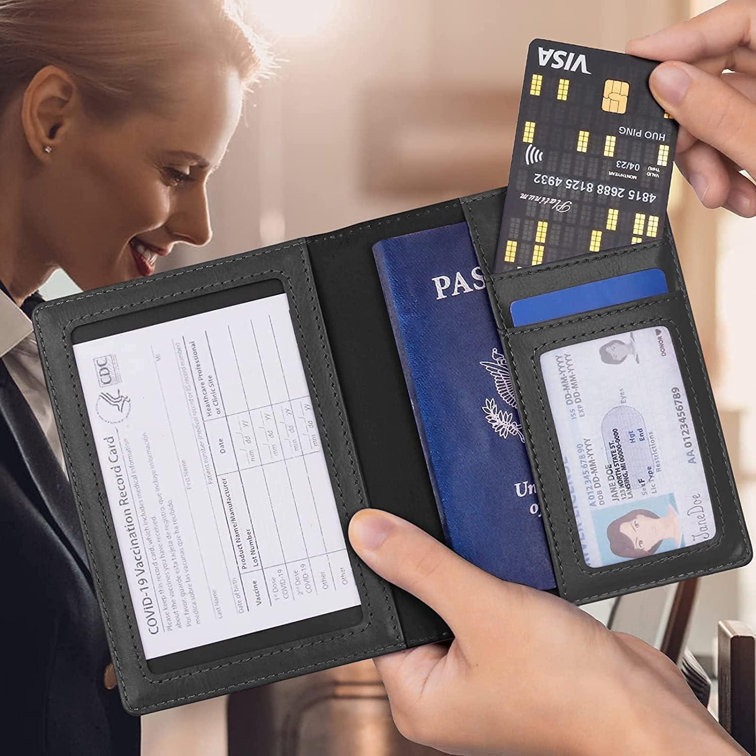 Combo Porta Pasaporte y Tarjeta de Vacunación Redify - 2 Piezas