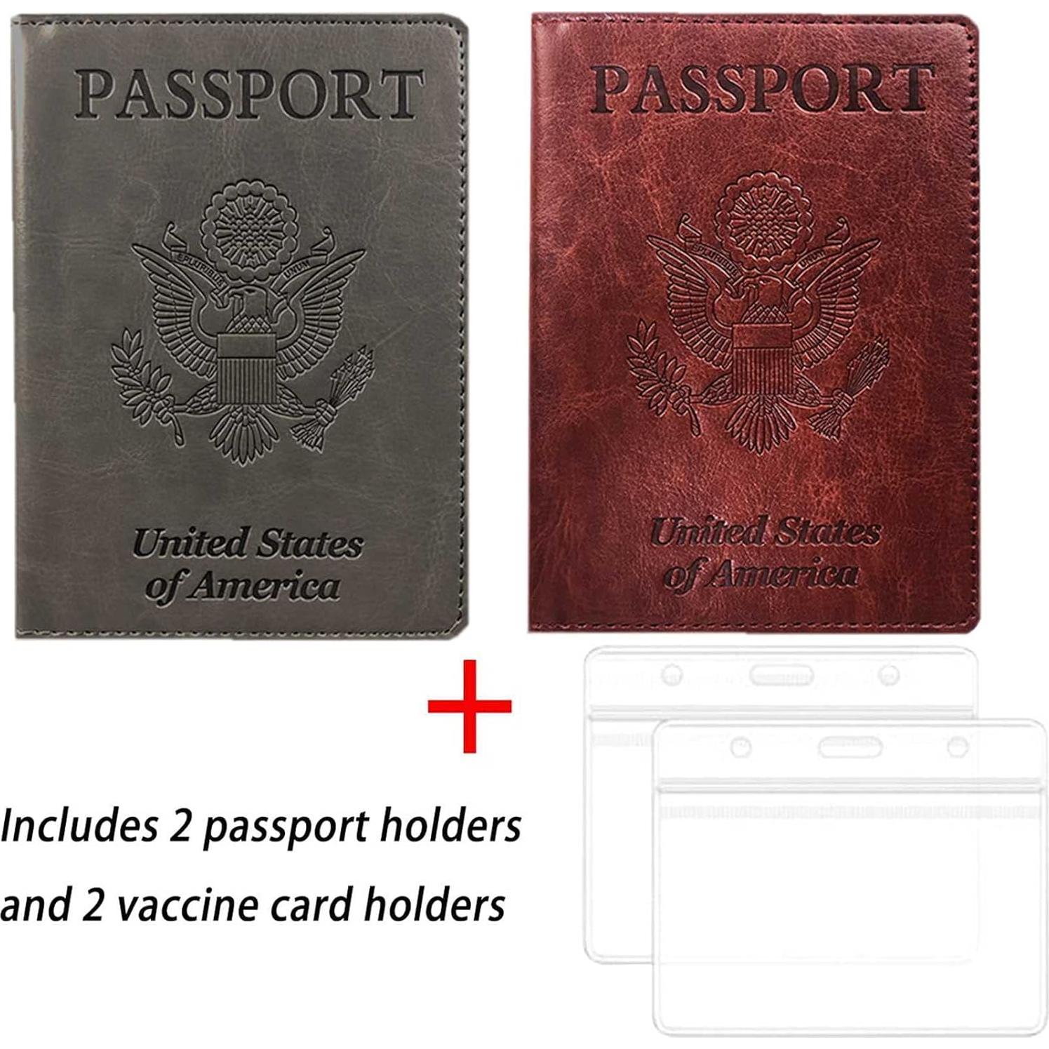 Combo Porta Pasaporte y Tarjeta de Vacunación Redify - 2 Piezas