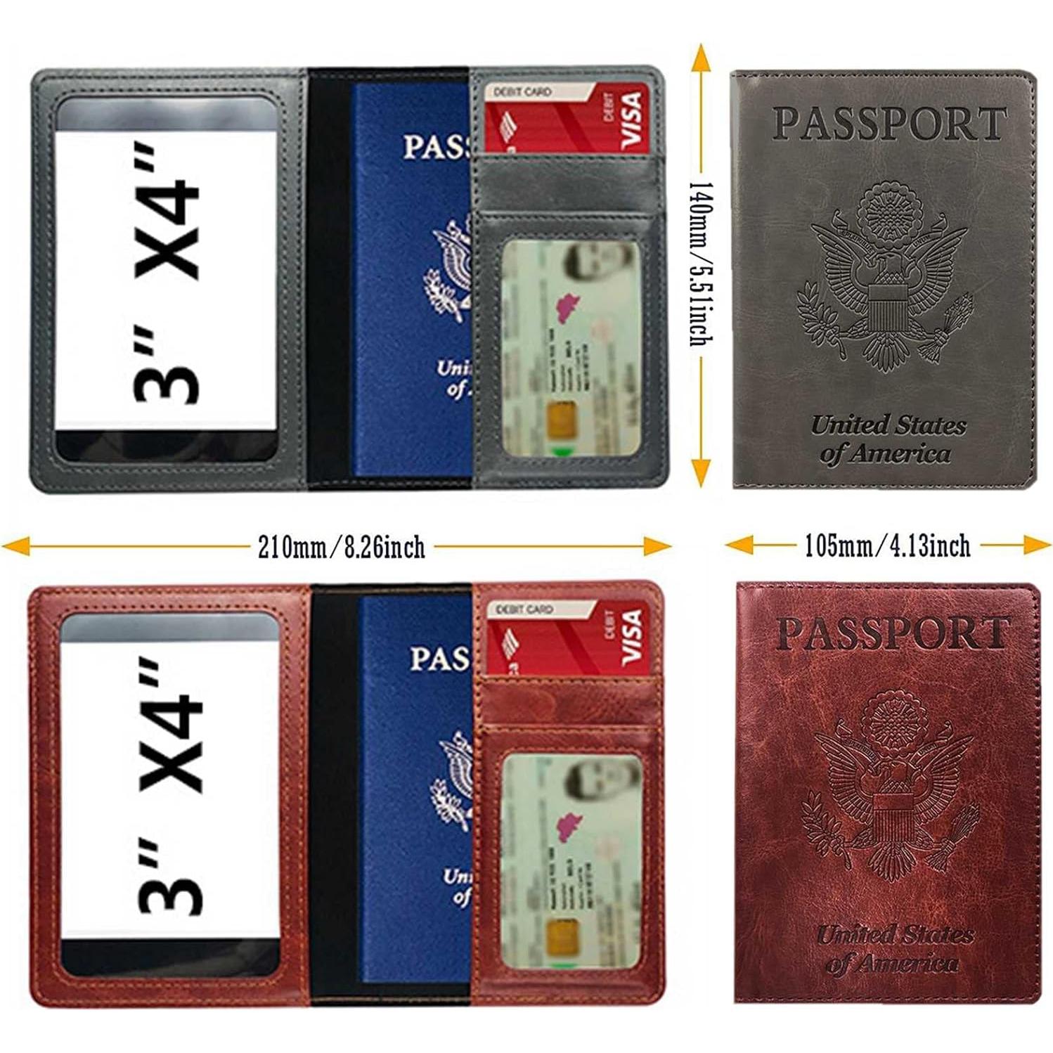 Combo Porta Pasaporte y Tarjeta de Vacunación Redify - 2 Piezas