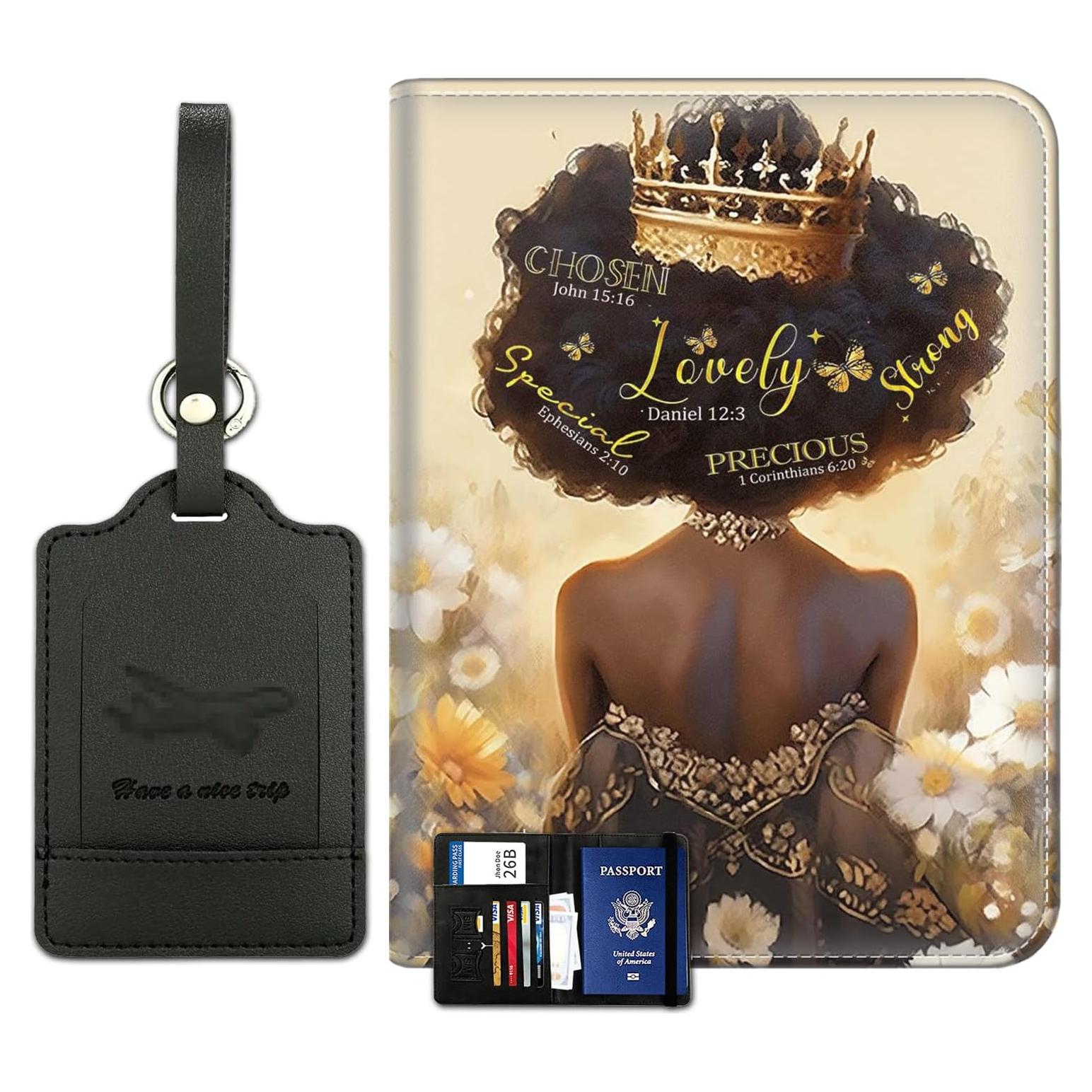 Portafolio de Pasaporte SOMFUAKA con Bloqueo RFID y Etiquetas