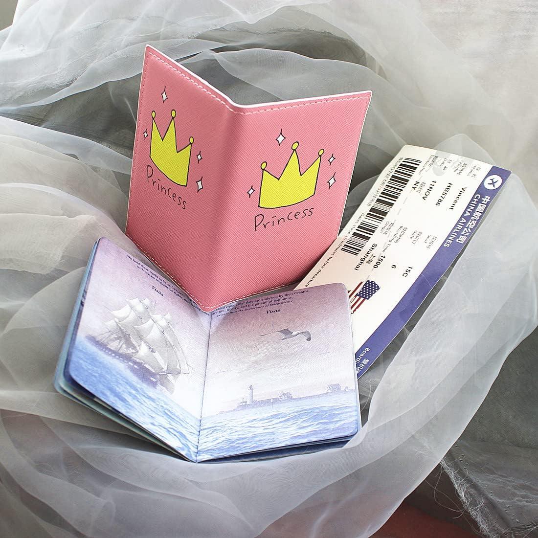 Cartera de Pasaporte para Mujeres MayeBridge - Corona - 9.9x13.7cm