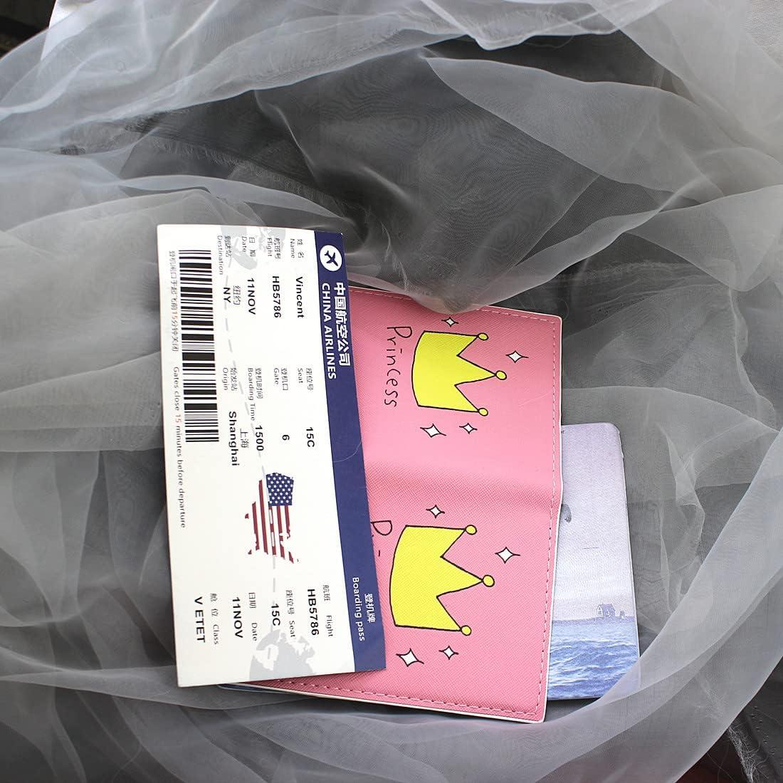 Cartera de Pasaporte para Mujeres MayeBridge - Corona - 9.9x13.7cm