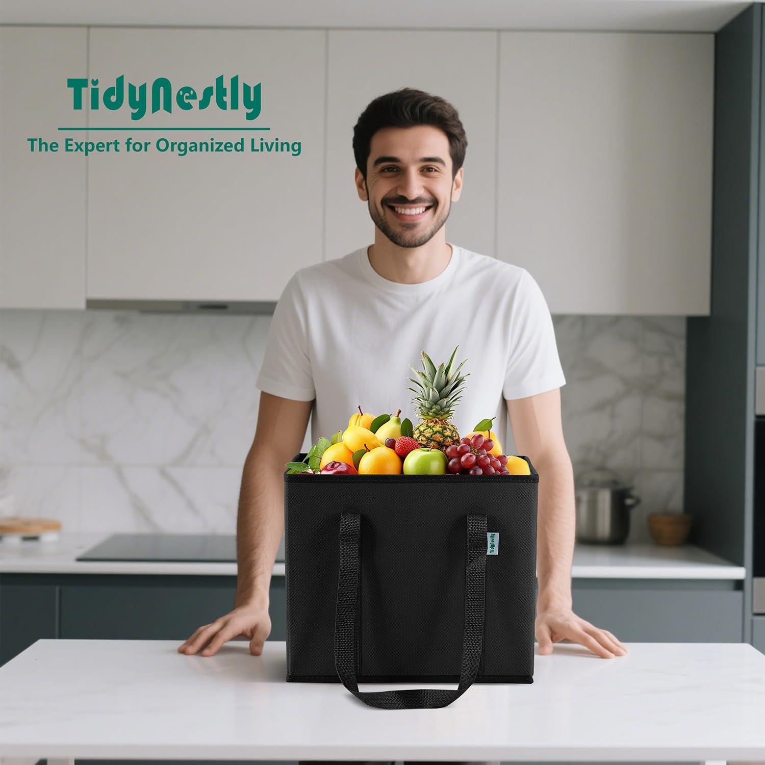 Bolsas de Compras Reutilizables TidyNestly 4 Piezas 32L