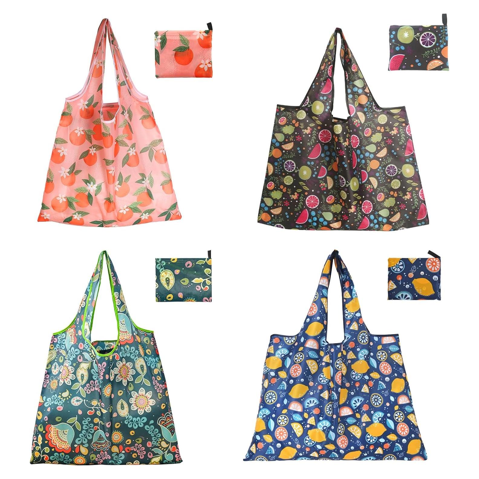 Paquete de 4 Bolsas de Compras Reutilizables DXMWWTP 15kg