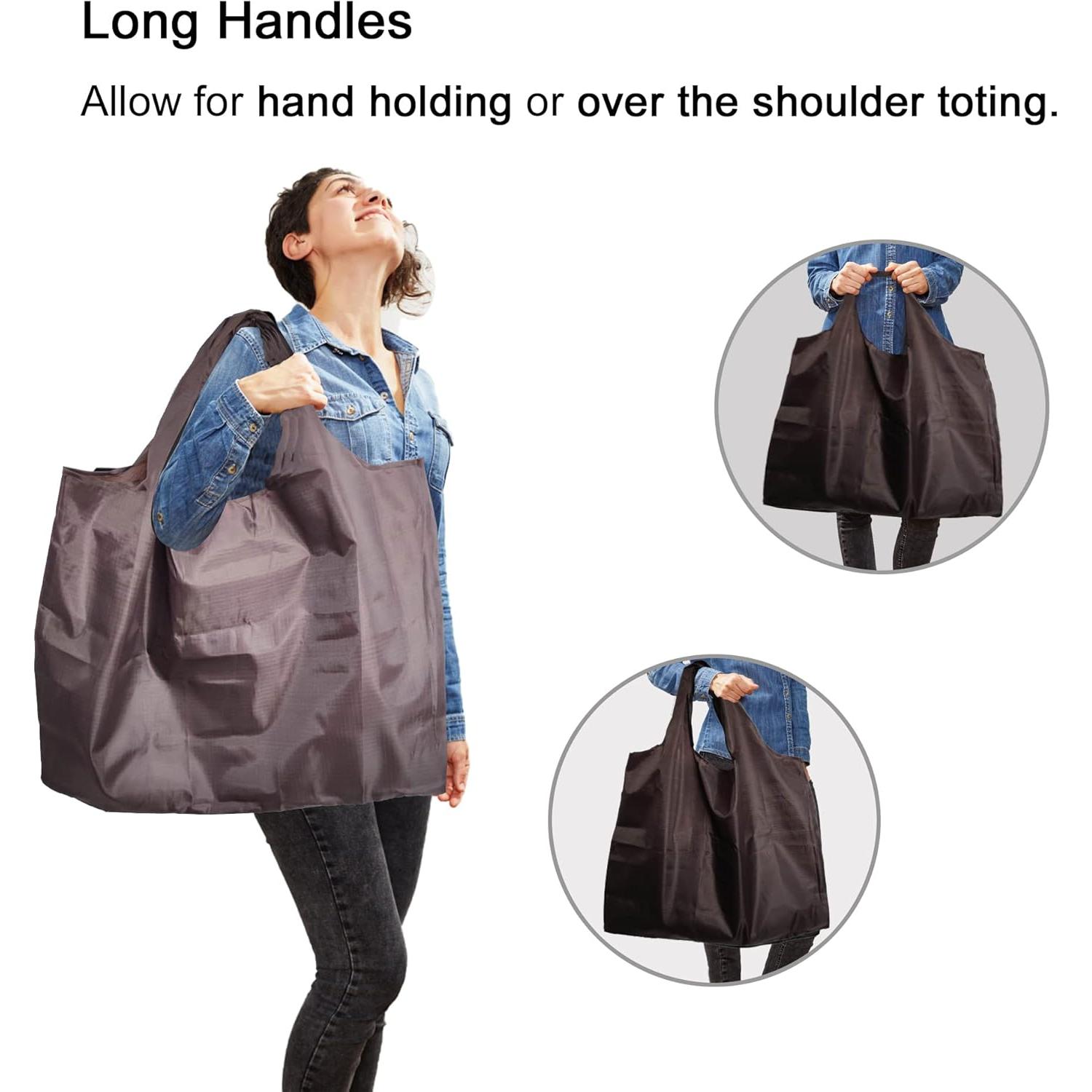 Bolsas de Compras Reutilizables Evohyah Grande Marrón 22.68 kg