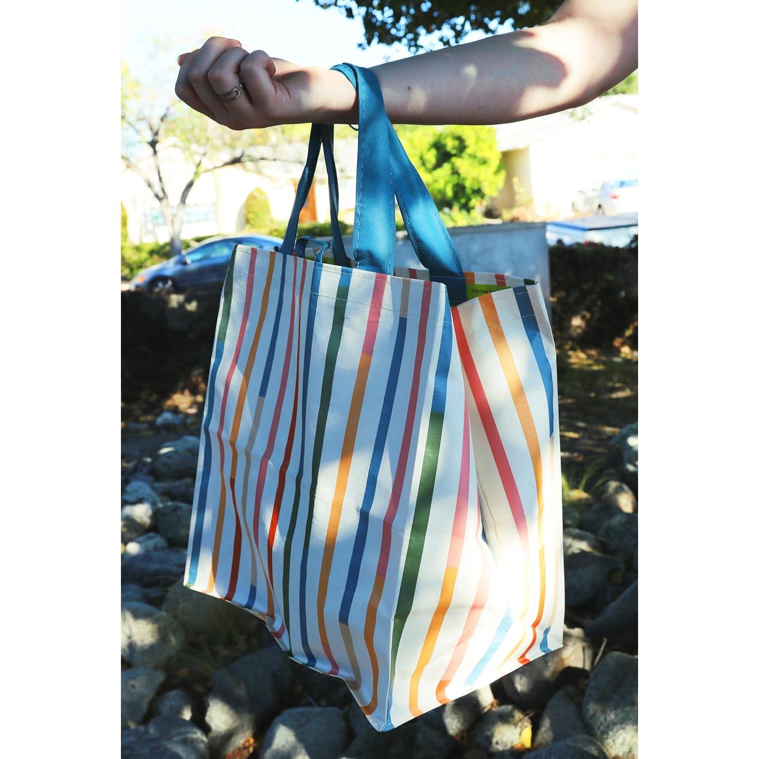 Bolsas de Compras Reutilizables Earthwise 6 Piezas 36.8x21x33cm