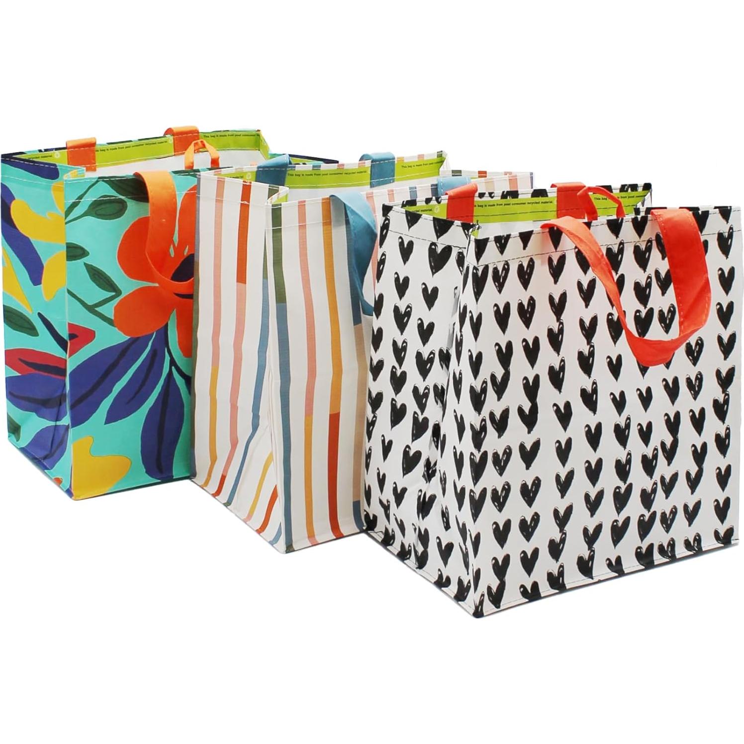 Bolsas de Compras Reutilizables Earthwise 6 Piezas 36.8x21x33cm