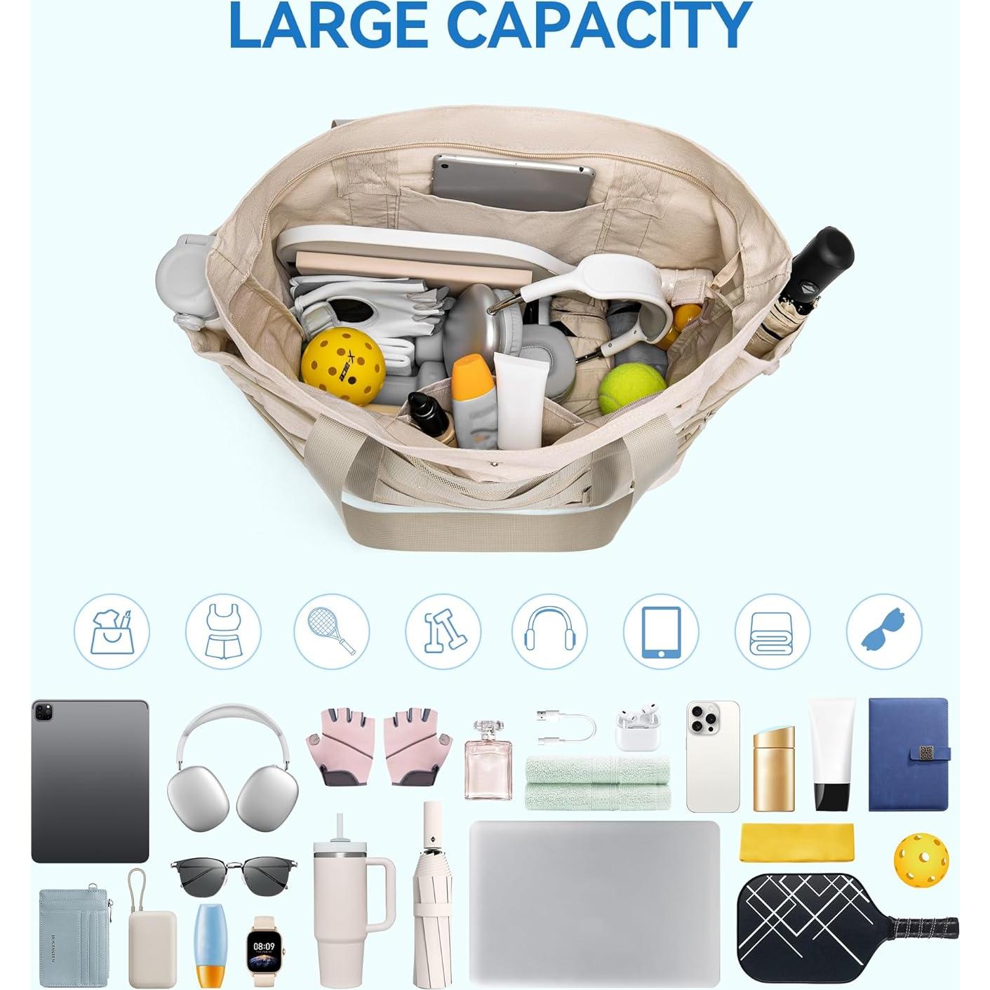 Bolsa de Viaje Plegable BOSTANTEN para Mujeres 30L Impermeable