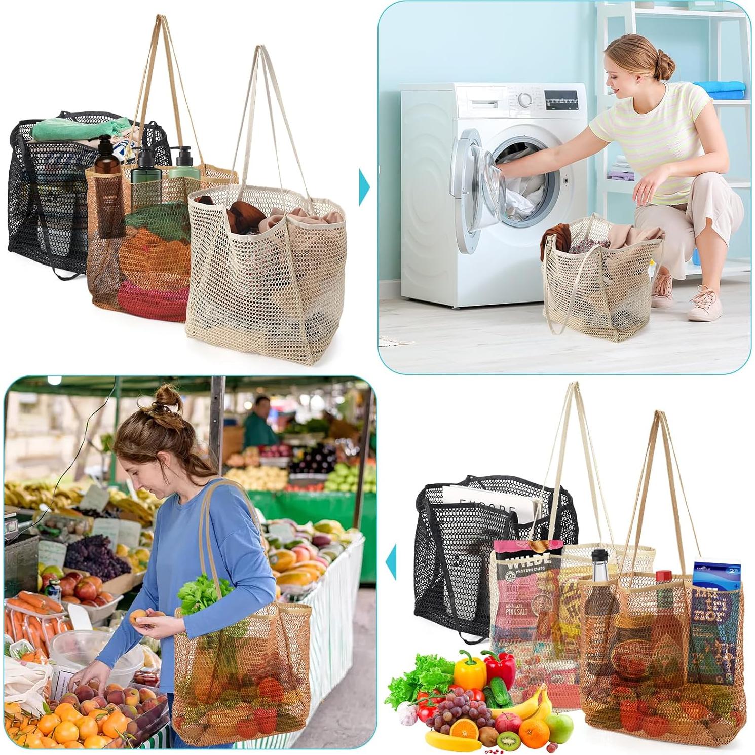 Set de 3 Bolsas de Playa Impermeables 23L para Mujeres - Nylon