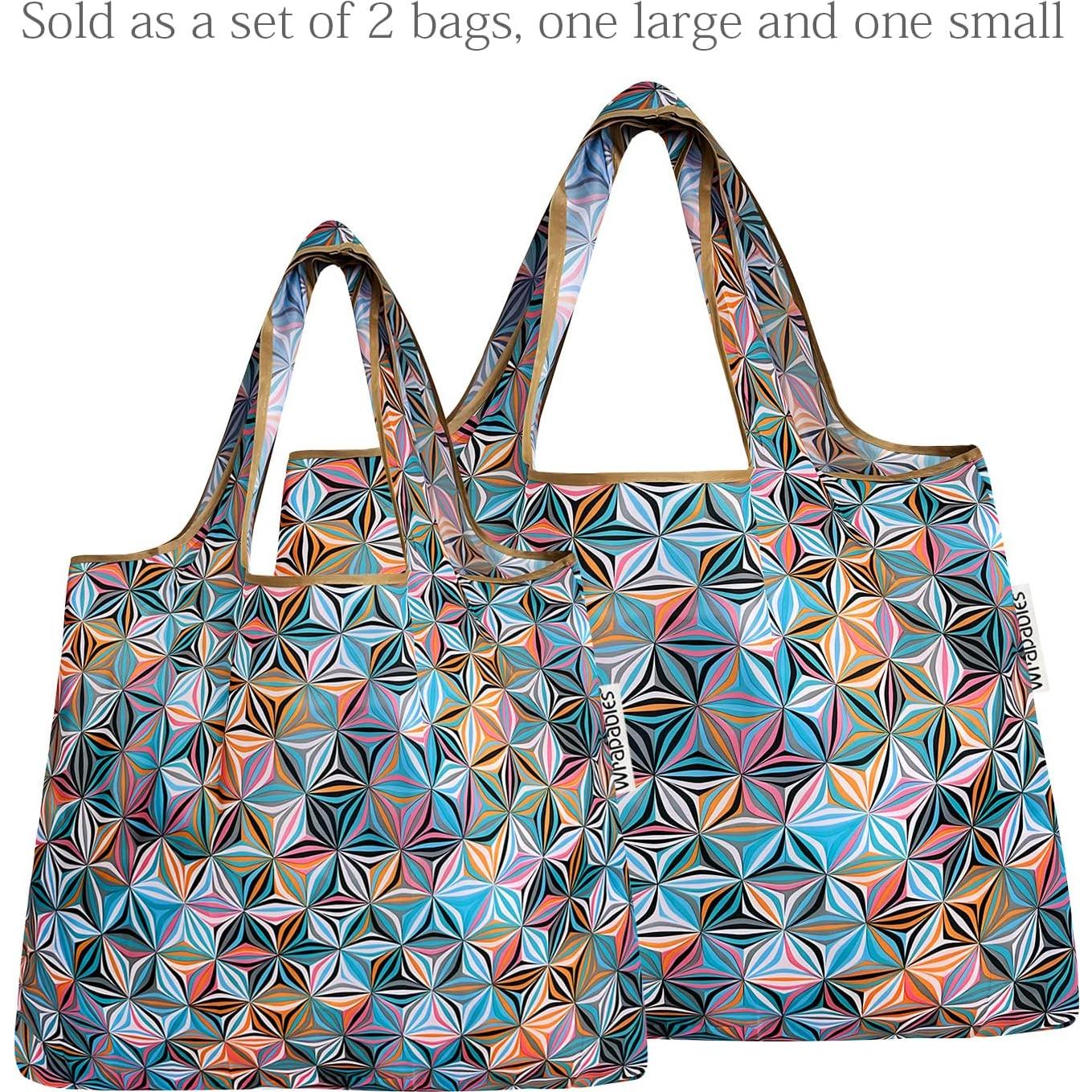 Bolsa de Compras Plegable Allydrew Juego de 2 Nylon Ecológicas