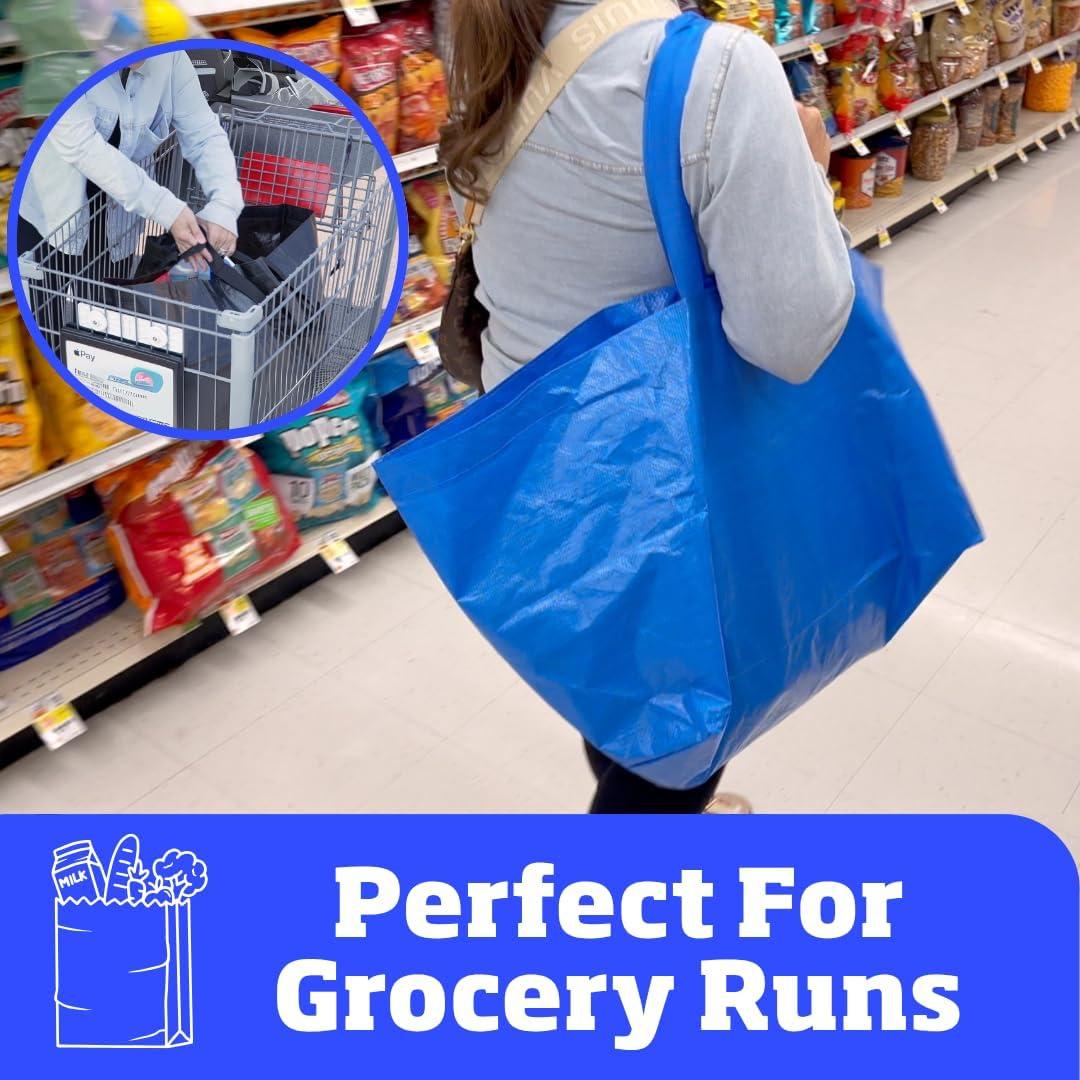 Bolsa de Compras Reutilizable DURASACK 68L Azul - Paquete de 2