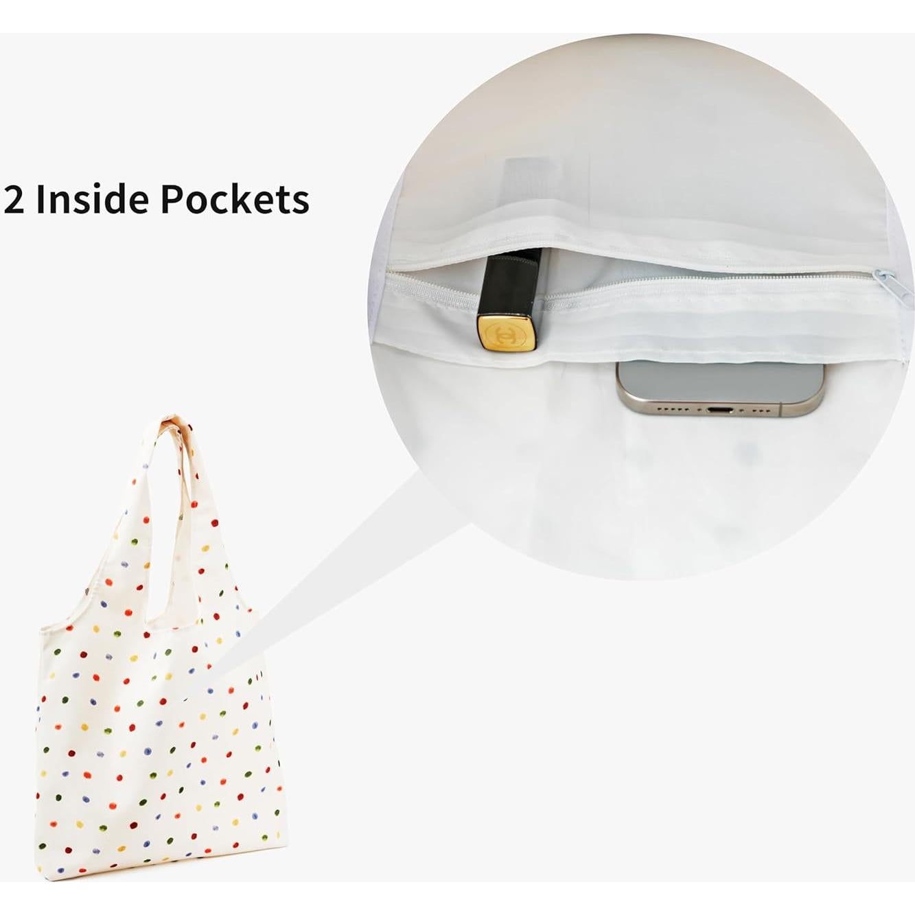 Bolsa de Lona REDSINDA Plegable Gran Capacidad 40x34 cm