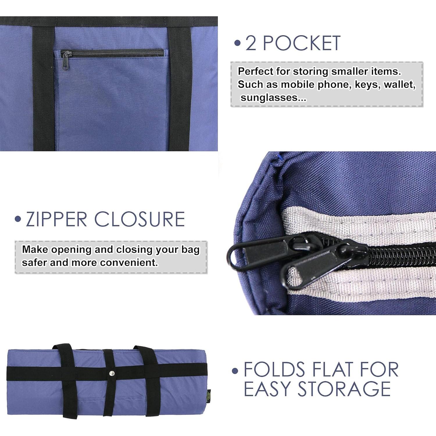 Bolsa Térmica BeeGreen Grande Aislada Impermeable Azul Marino