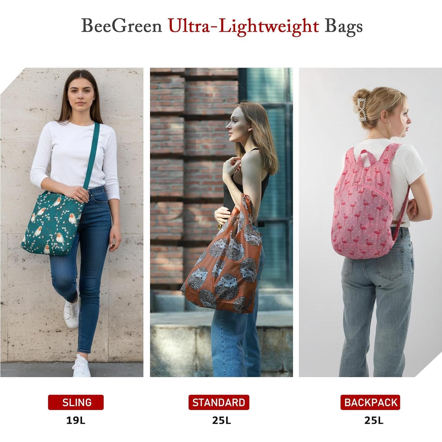 Bolsa Tote Reutilizable BeeGreen Cruzada Sling - Ultra Ligera