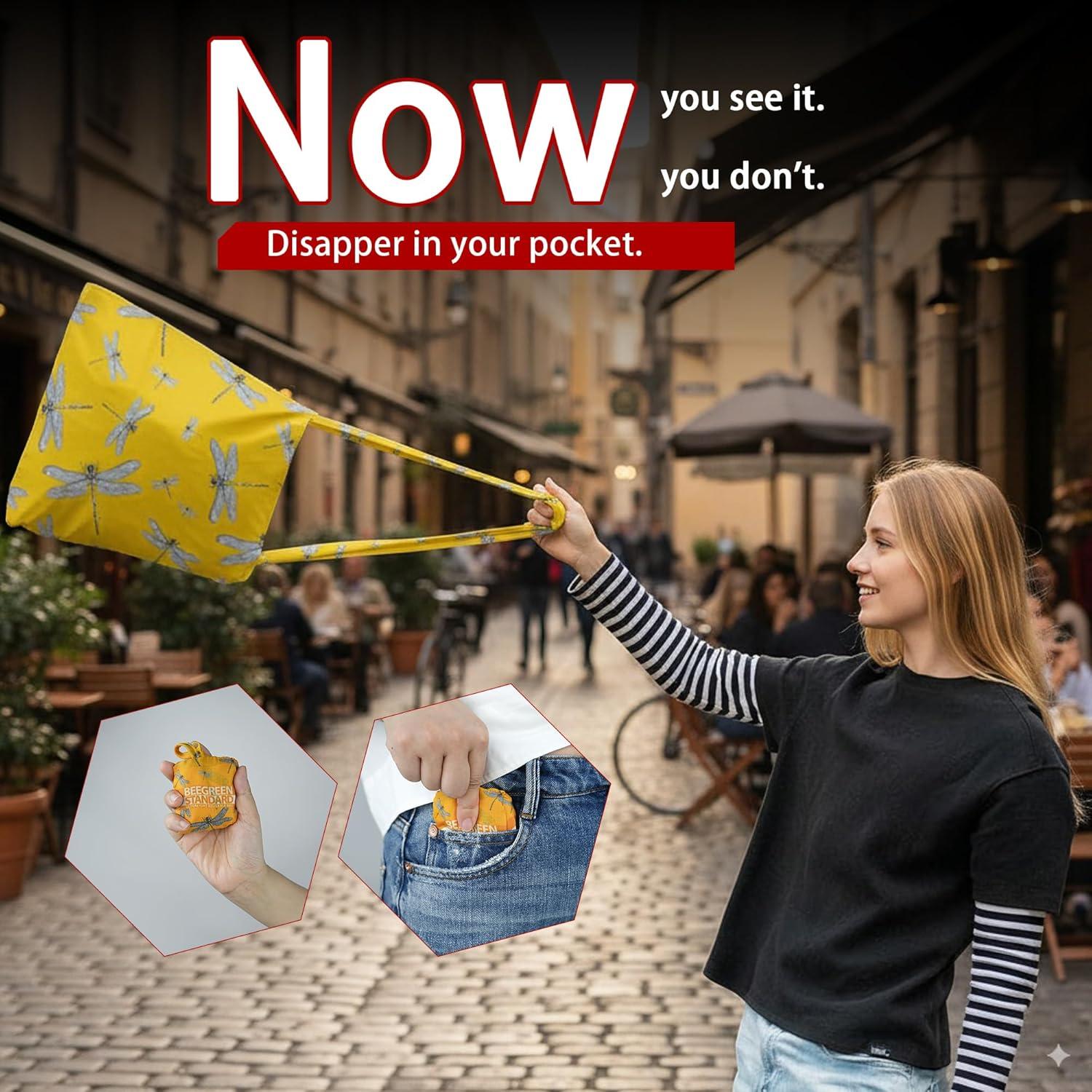 Bolsa Tote Reutilizable BeeGreen Cruzada Sling - Ultra Ligera