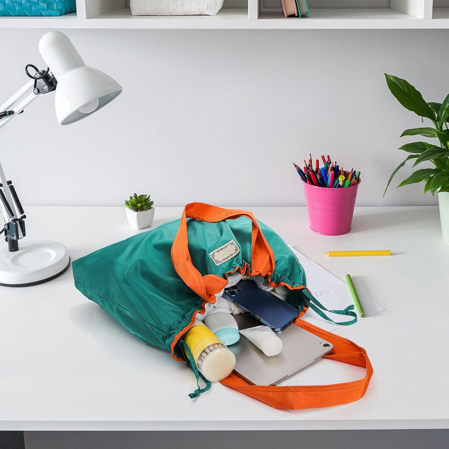 Paquete de 4 Bolsas de Compras Reutilizables Covzoe 43.9x41.9cm