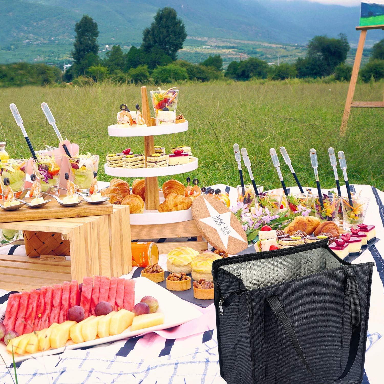 Bolsa Térmica Aislada 2 Piezas BAGHOME 30.5L Negro Azul