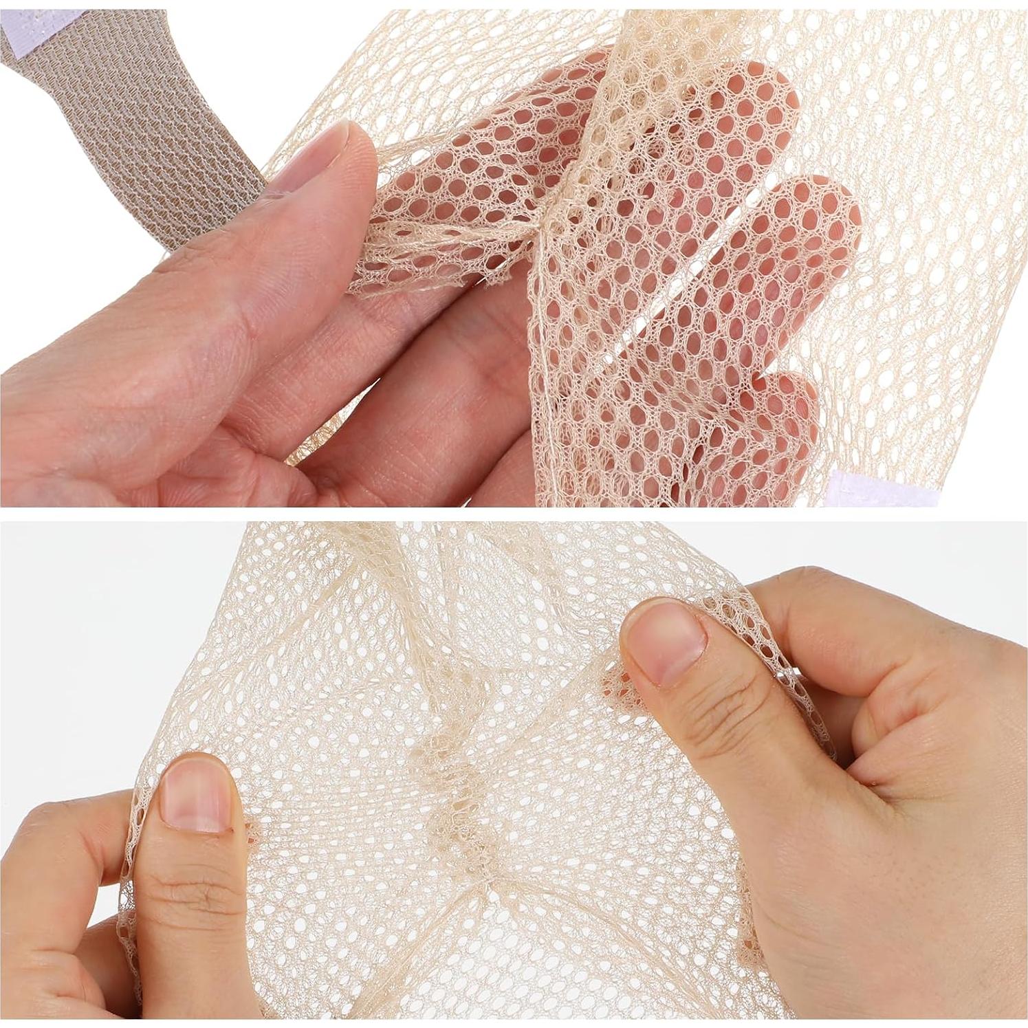 6 Bolsas de Almacenamiento de Cebolla Classicseali 48cm Beige